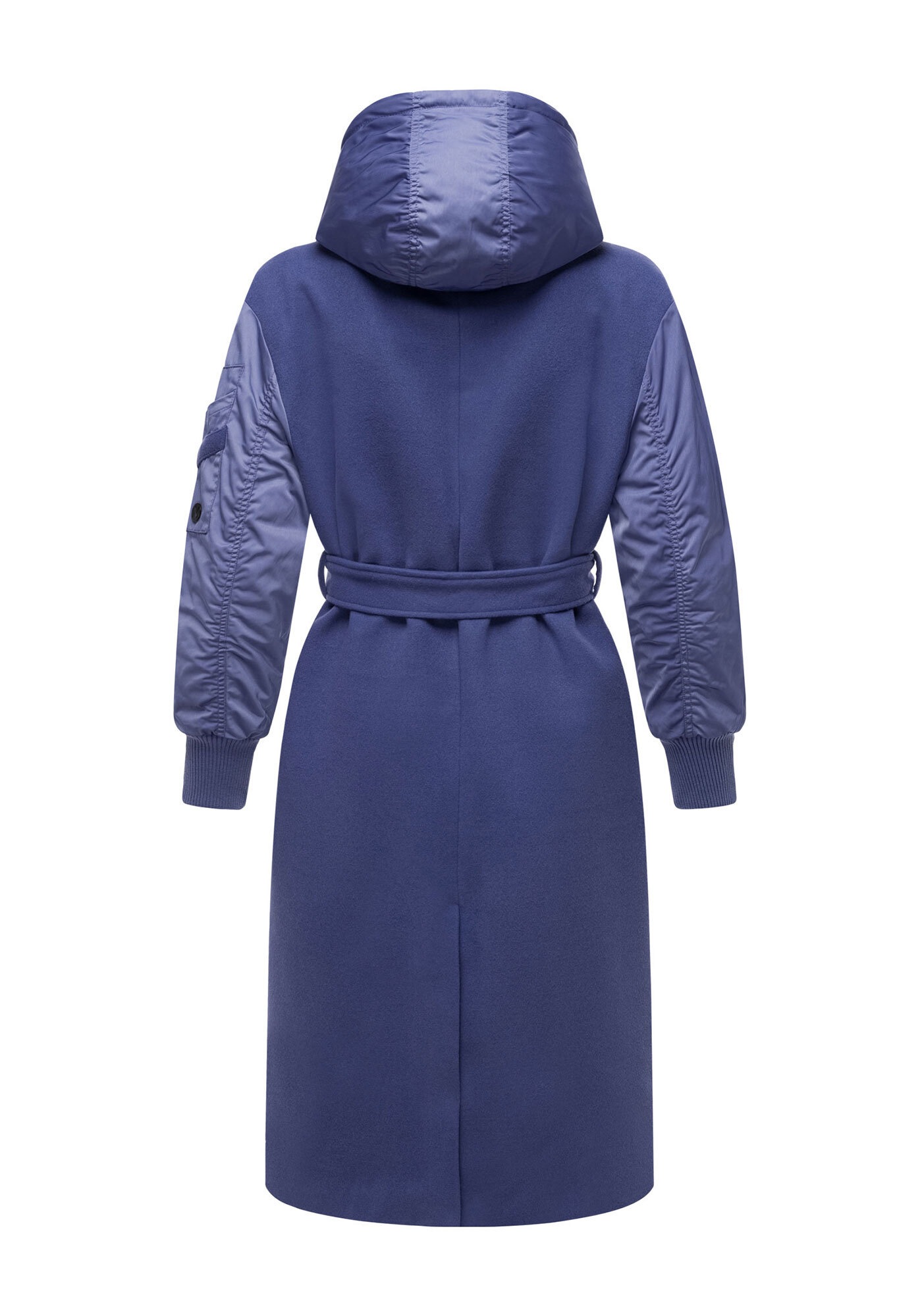 Marikoo Winterjacke »Tjadee«, Langer Wickelmantel