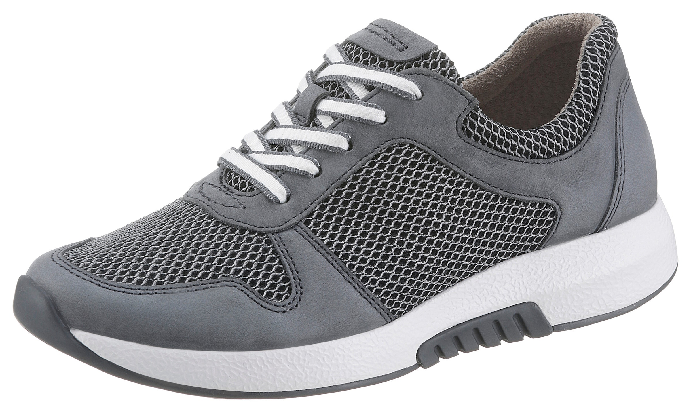 Gabor Rollingsoft Keilsneaker, mit OPTIFIT-Wechselfußbett, Freizeitschuh, Halbschuh, Schnürschuh