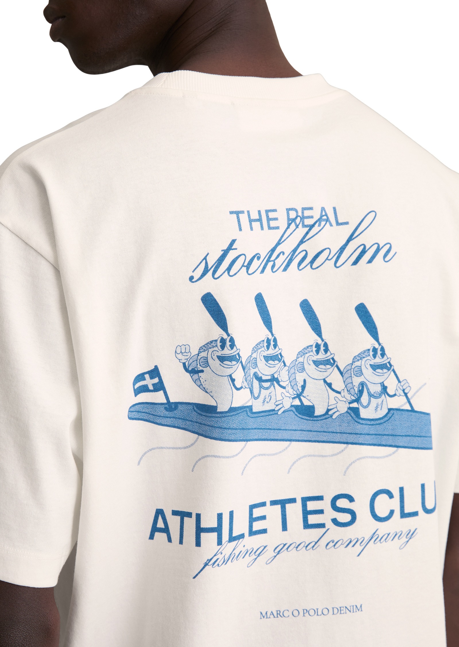 Marc O'Polo DENIM T-Shirt »mit Print auf Vorder- und Rückseite«