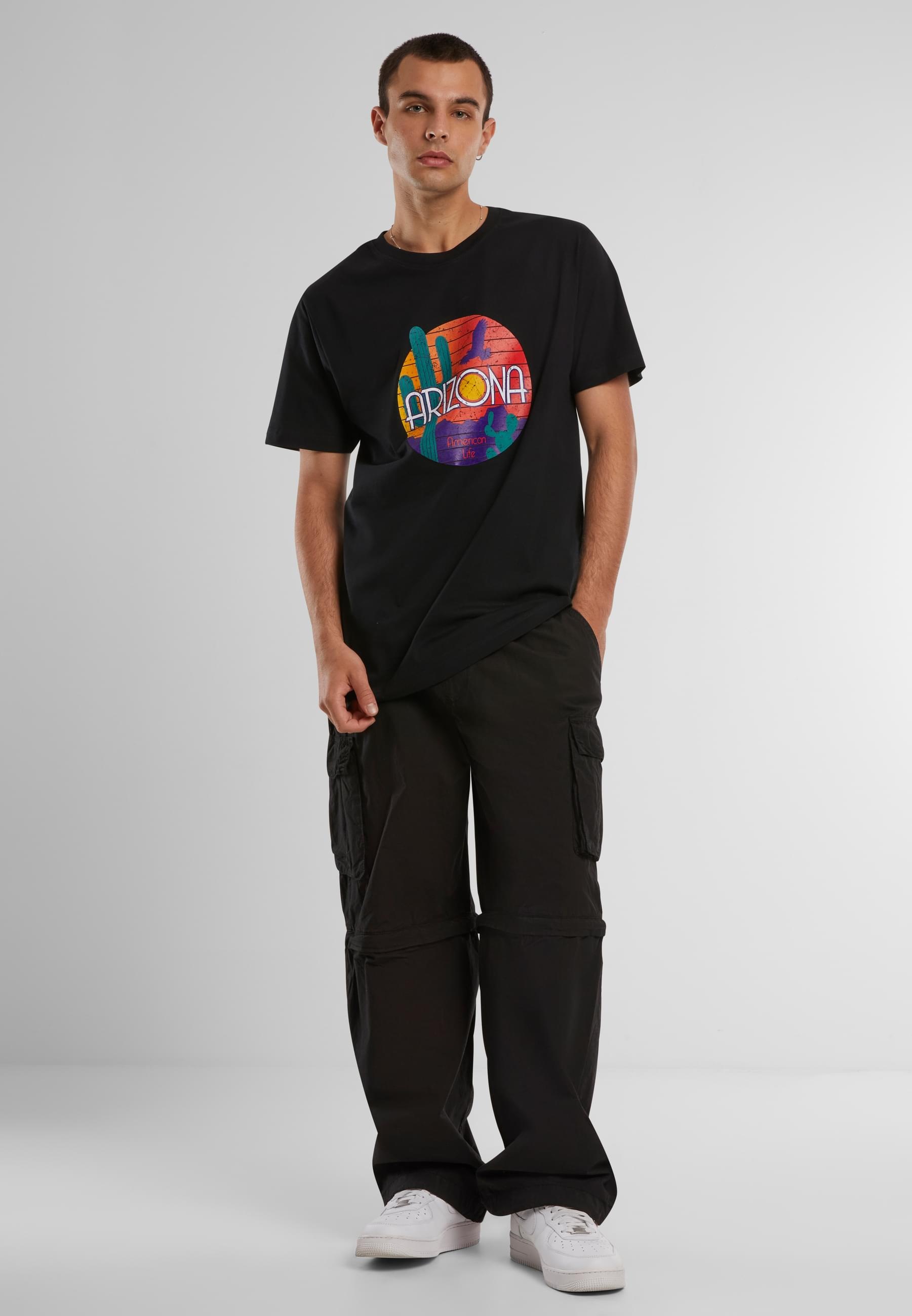 MisterTee T-Shirt »MisterTee Herren American Life Arizona Tee«, (1 tlg.)