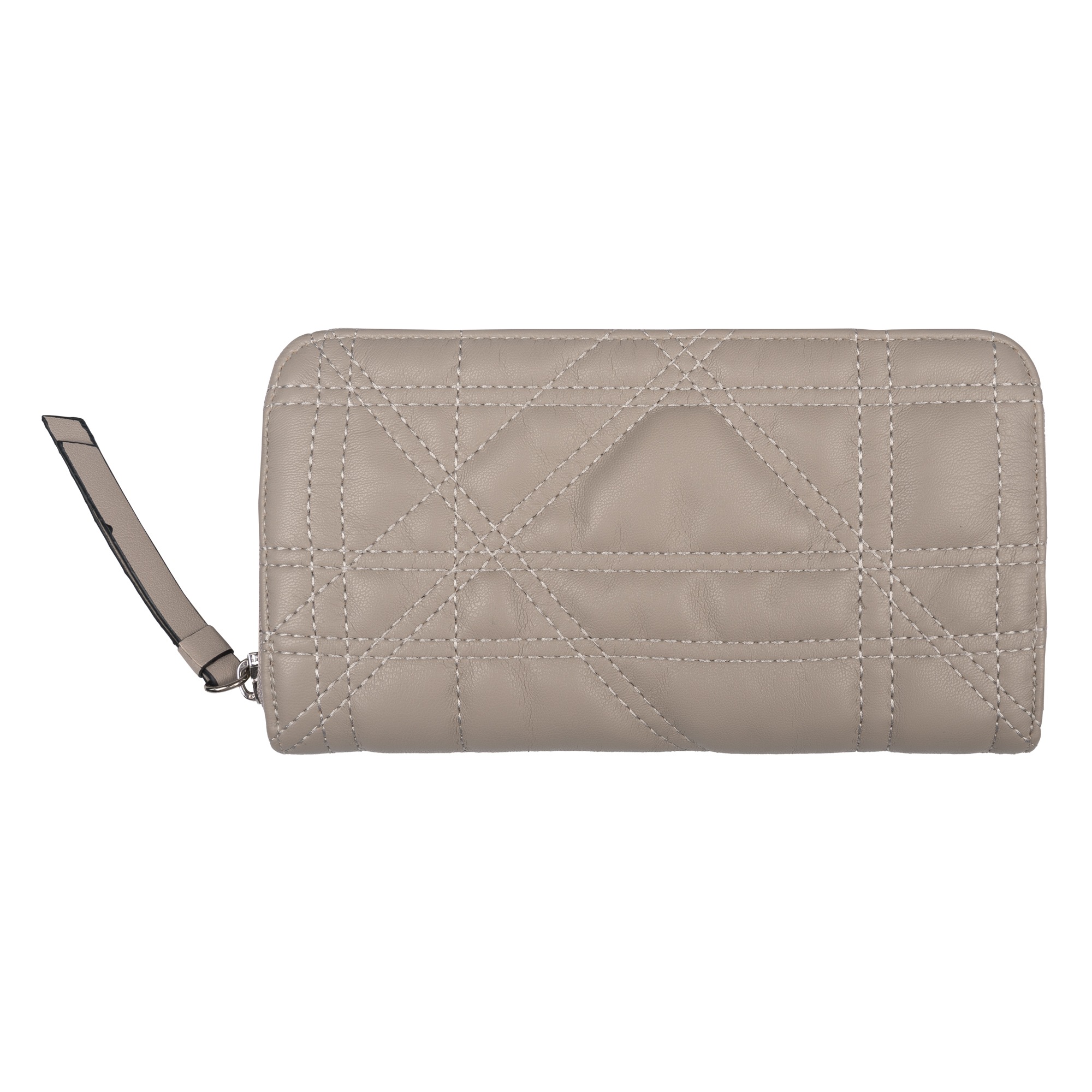 TOM TAILOR Geldbörse "Juana", Geldbörse mit Reißverschlusshauptfach und gesteppter Wattierung