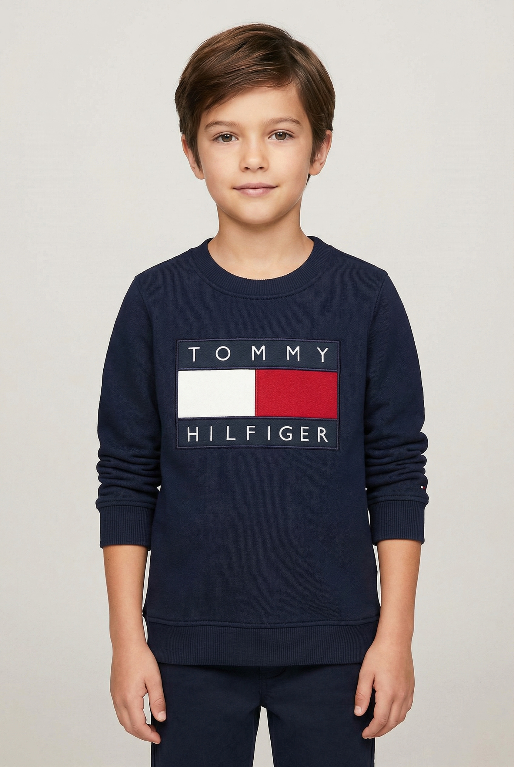 Tommy Hilfiger Sweatshirt, Kinder bis 16 Jahre, mit Rundhalsausschnitt