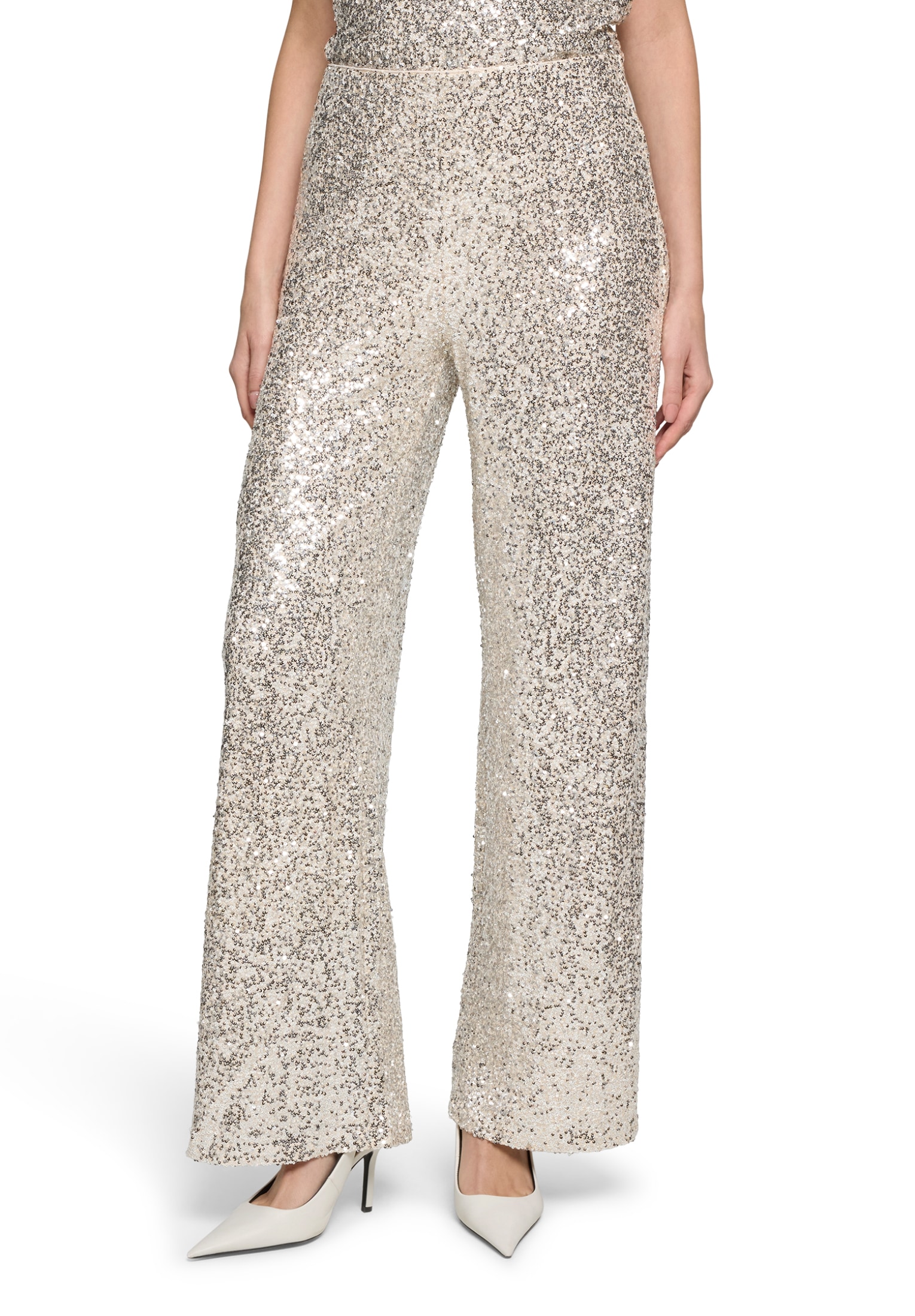 Betty&Co Schlupfhose "Damen mit Pailletten" günstig online kaufen