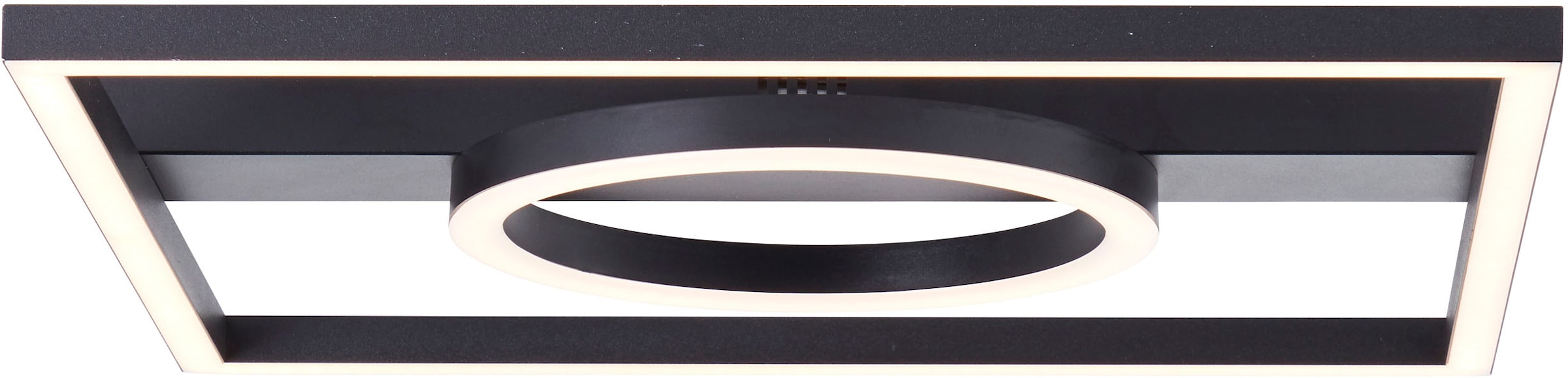 BreLight LED Deckenleuchte »Maureen«, 40 x 40 cm, 2700 lm, 3000 K warmweiß, Metall, schwarz