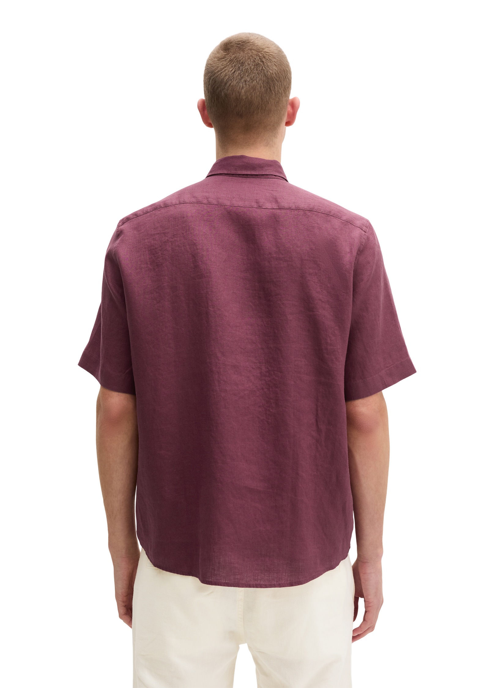 Marc O' Polo Men's Short Sleeve Shirt Red XXL 2