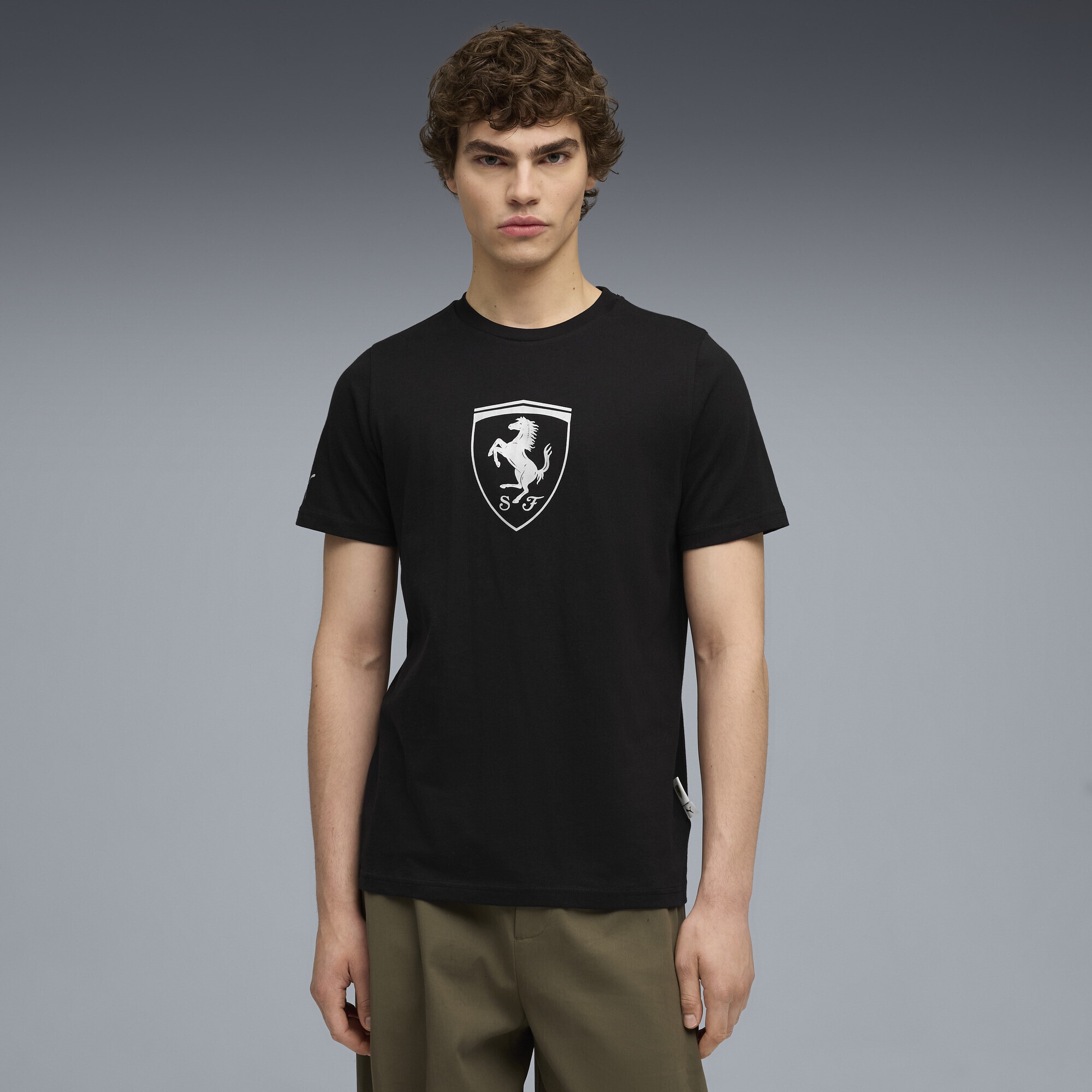 PUMA T-Shirt »Scuderia Ferrari Sportswear Tonal Shield T-Shirt Herren«