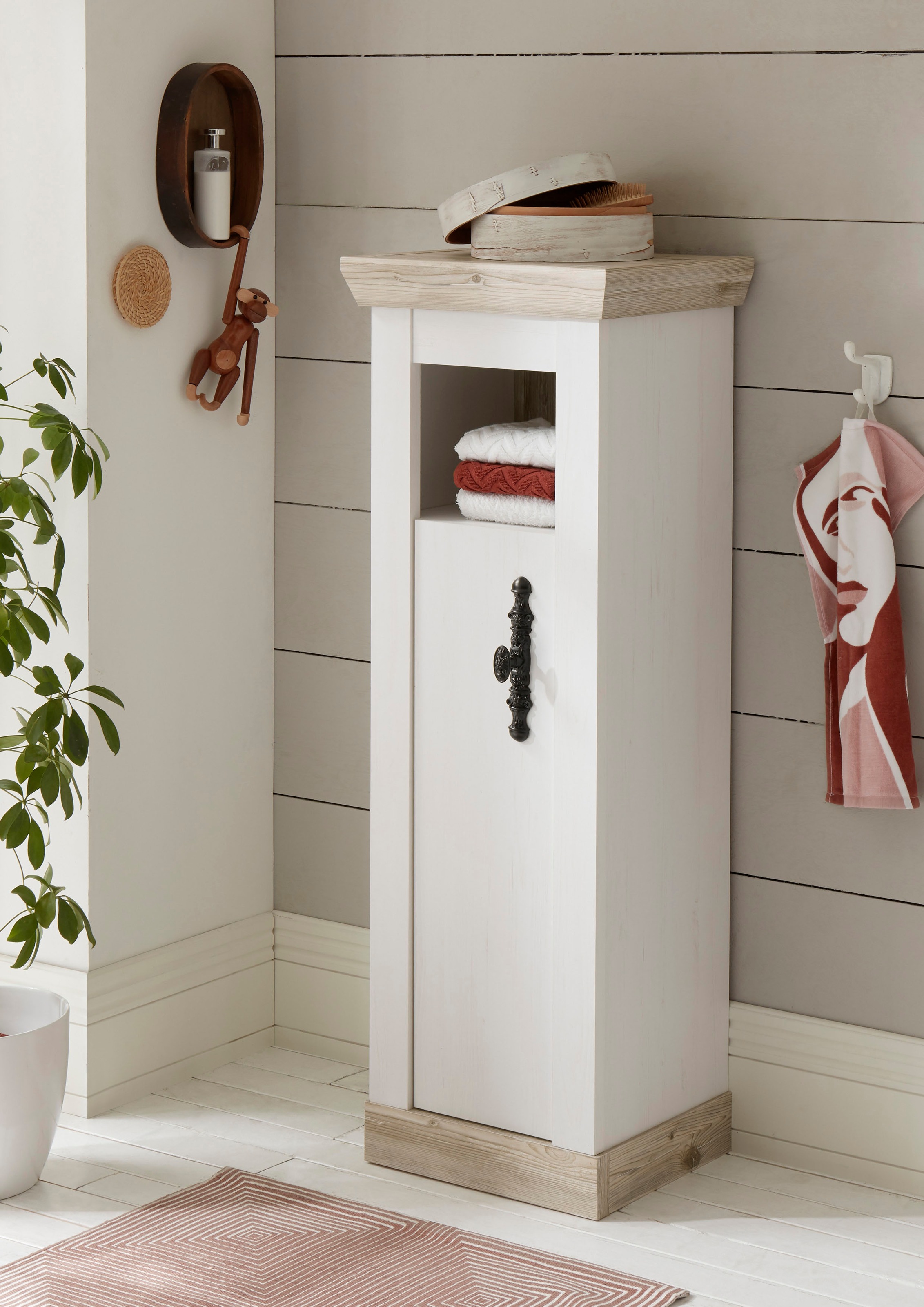 Home affaire Midischrank "Florenz, Badschrank im Landhausstil, Schrank mit günstig online kaufen