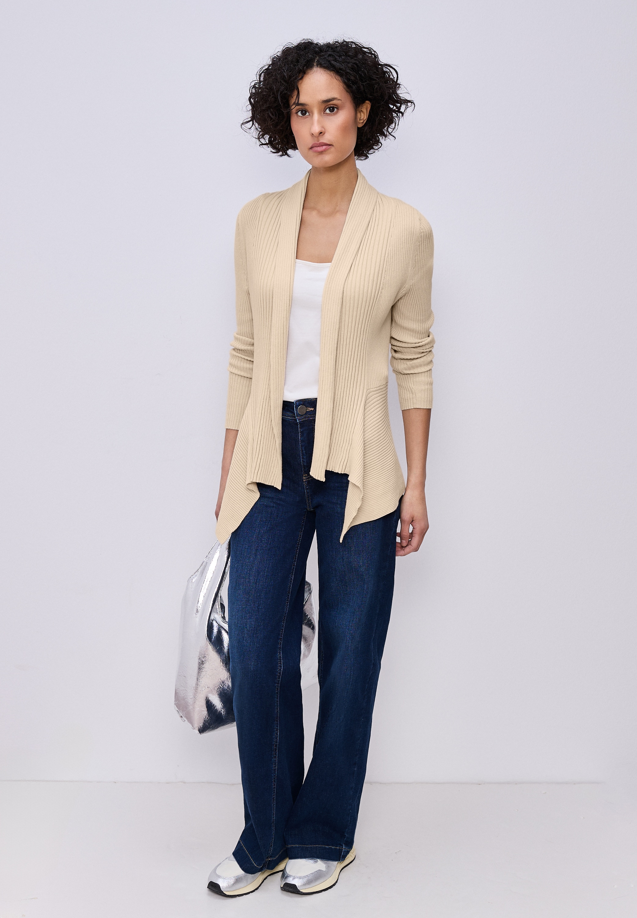 STREET ONE Strickjacke Feinstrick