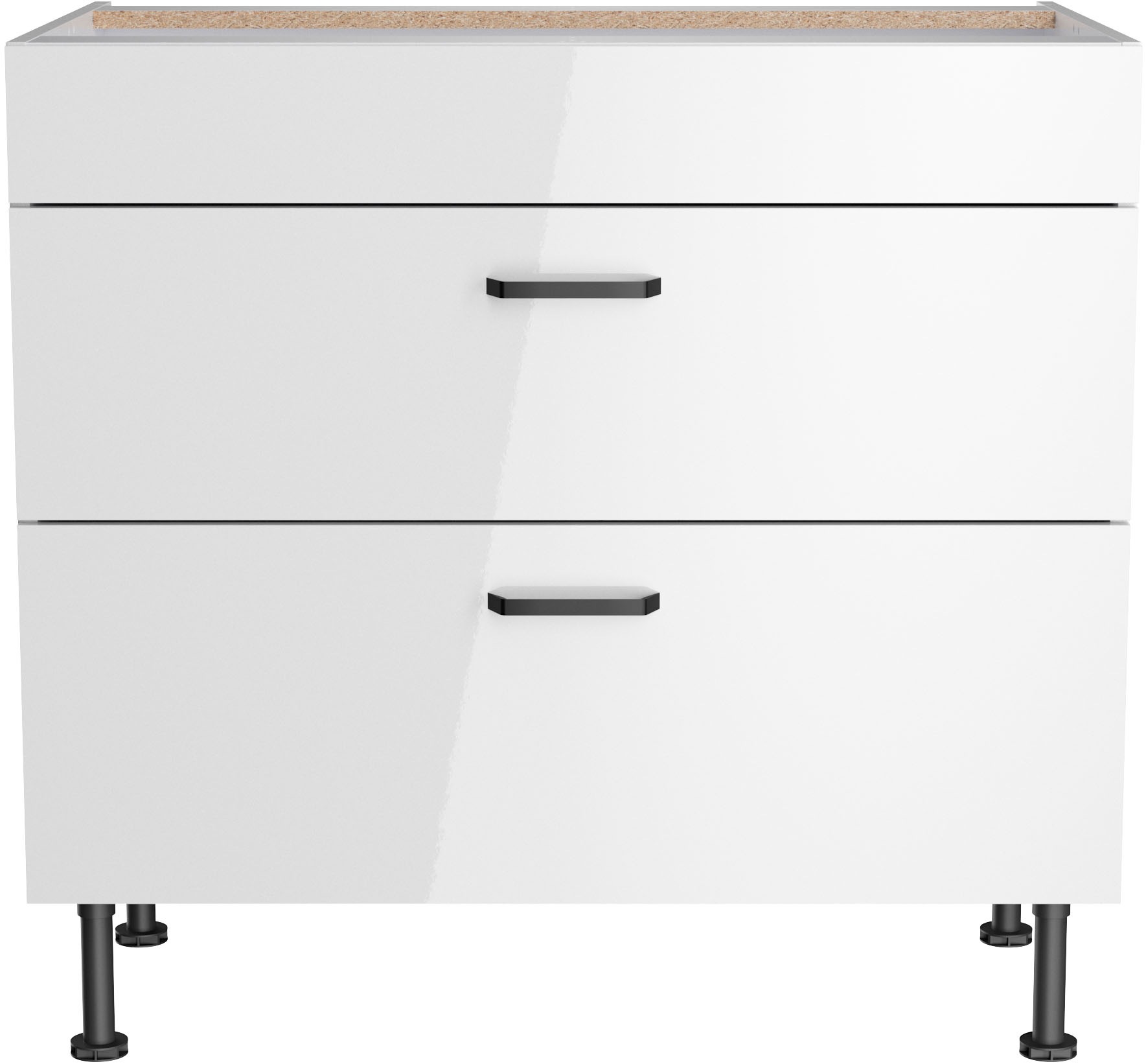 KOCHSTATION Unterschrank "KS-Paula" 90 cm breit, 87 cm hoch, 2 Auszüge für günstig online kaufen