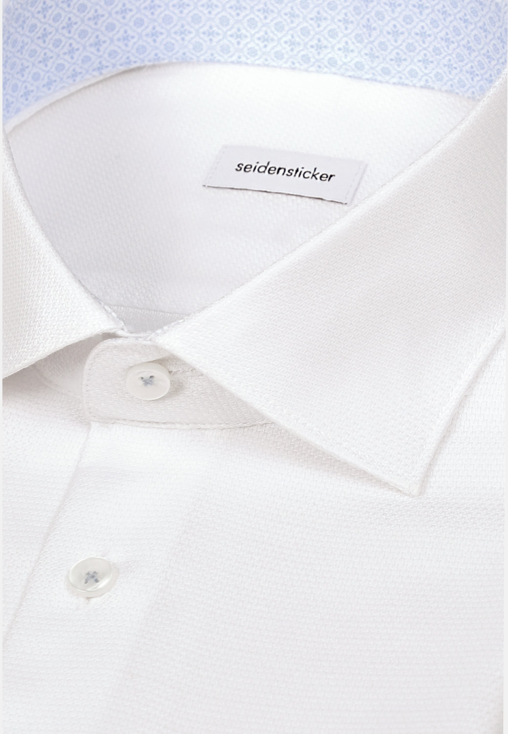 seidensticker Businesshemd »Schwarze Rose« Shaped 1/1 Extra lang Kentkragen Struktur
