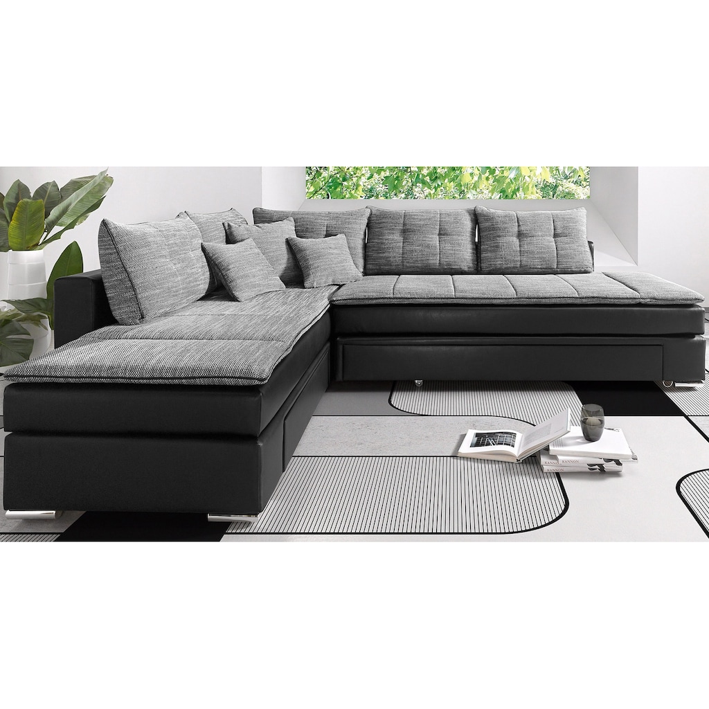 INOSIGN Ecksofa »Night & Day L-Form«, mit Dauer-Schlaffunktion