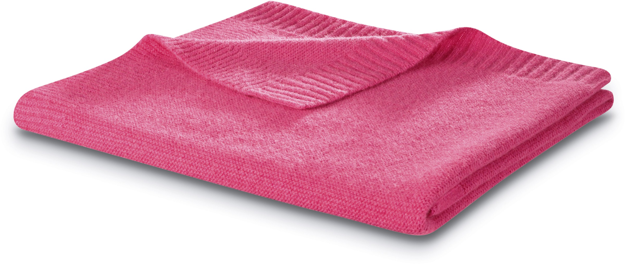 Biederlack Babydecke "Babydecke Wool Knit" 75 x 100, mit kontrastfarbigem P günstig online kaufen