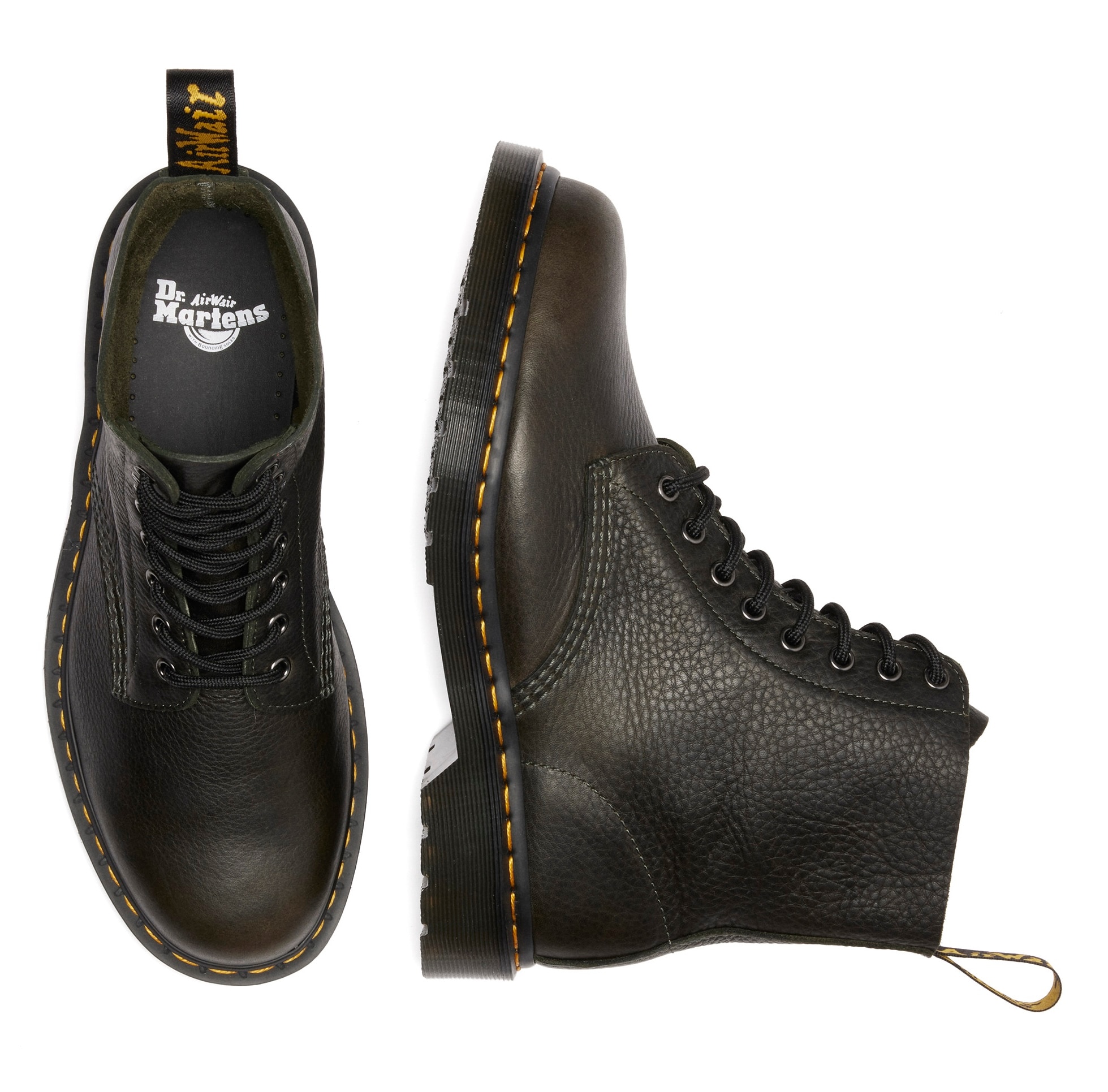 DR. MARTENS Schnürboots »1460 Pascal 8 Eye Boot«, Schnürboots, Freizeitschuh mit Blockabsatz und Anziehlasche