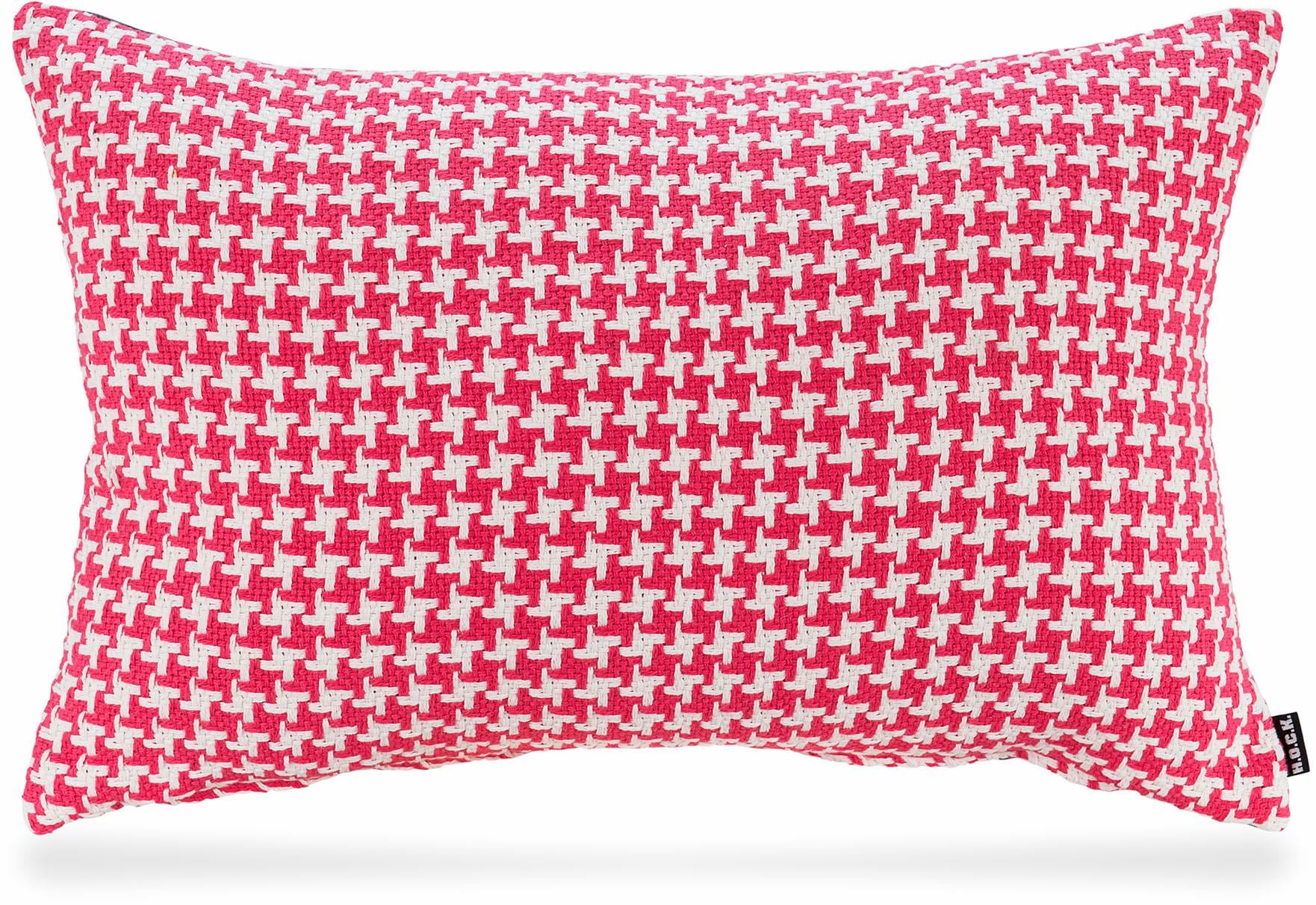 H.O.C.K. Dekokissen "Channy Pictave" mit Pepita-Muster, Wendekissenhülle mi günstig online kaufen