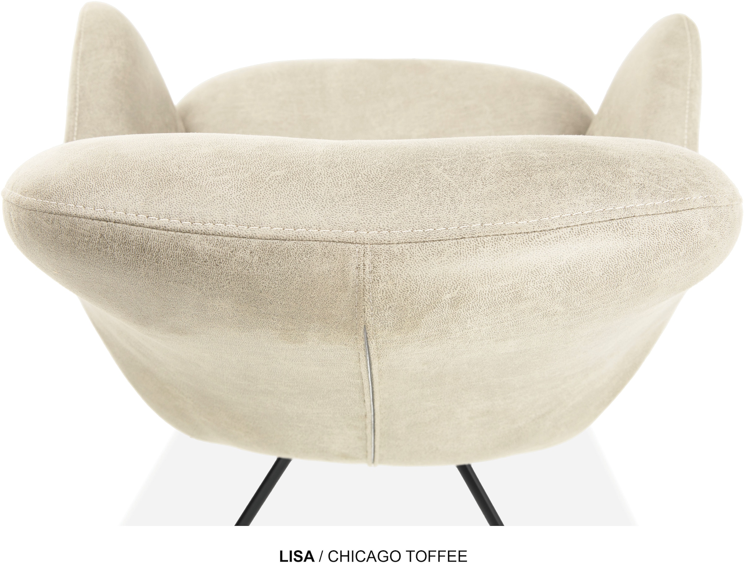 OMG Design Esszimmerstuhl »Lisa« (Set) 1 Stk.Drehstuhl mit Auto-return, Armlehnenstuhl