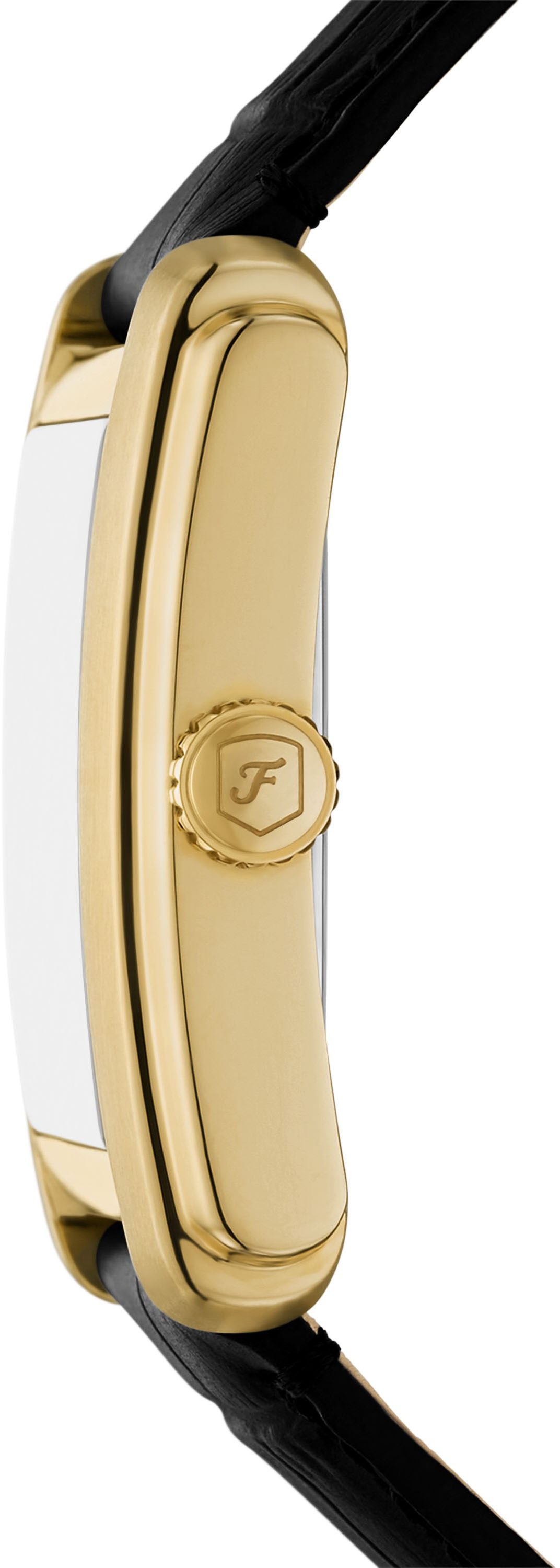 Fossil Quarzuhr »CARRAWAY«, Armbanduhr, Herrenuhr, Lederarmband, analog