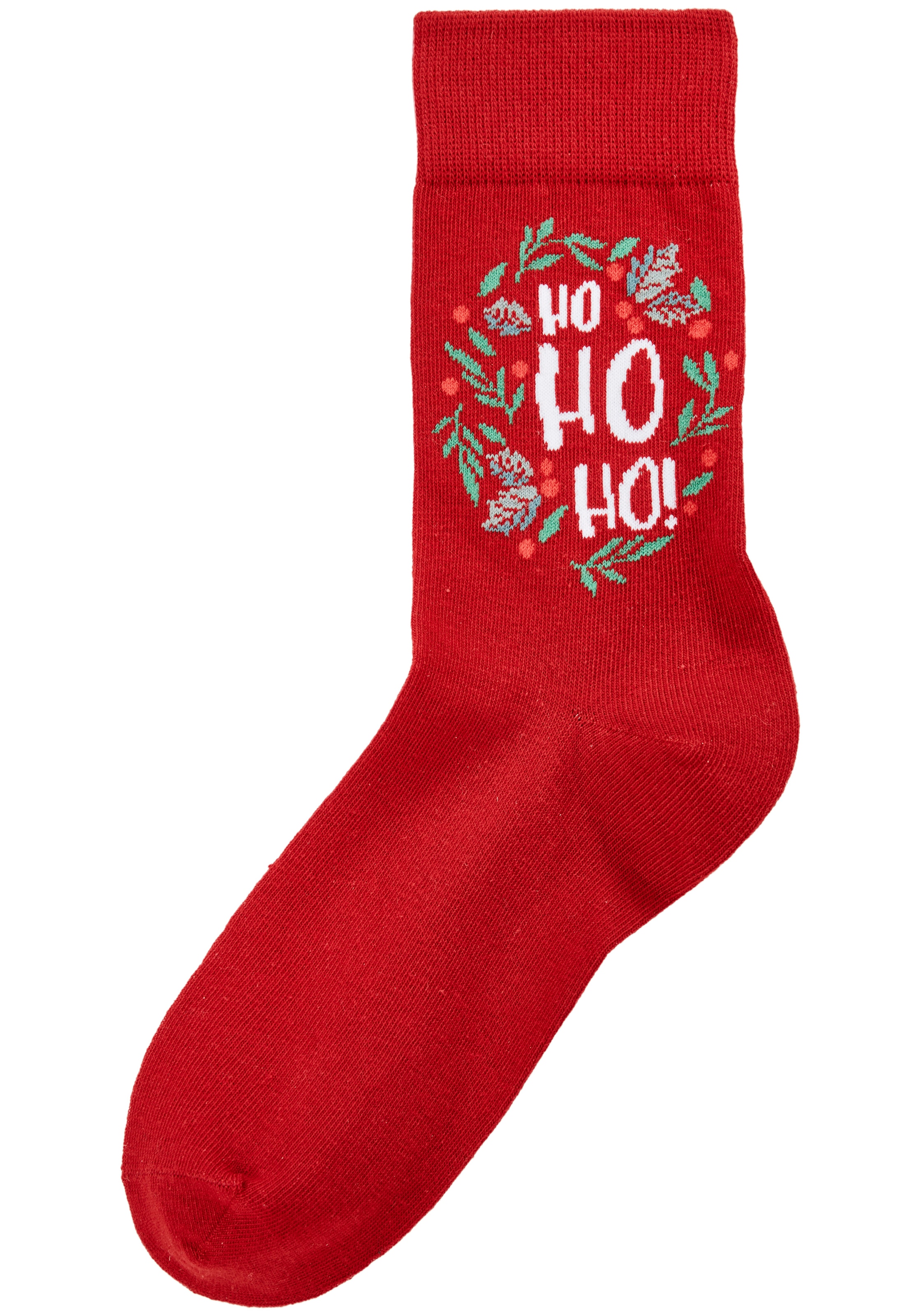 H.I.S Freizeitsocken »Damen Weihnachtssocken« Packung, 3 Paar tlg. mit lustigen Motiven