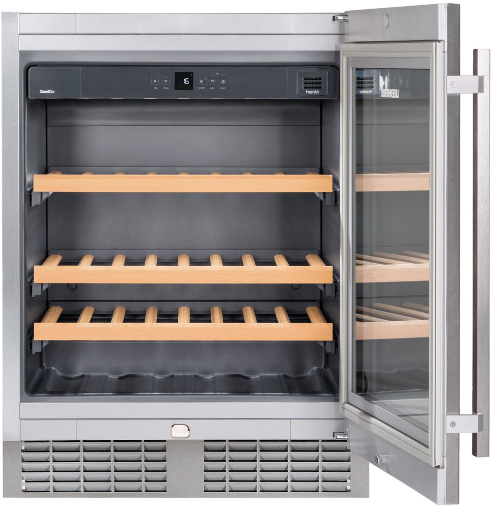 Liebherr Unterbauweintemperierschrank »UWKes 1752 GrandCru«, für 46 St. Standardflaschen á 075l, FreshAir-Aktivkohlefilter, LED-Beleuchtung
