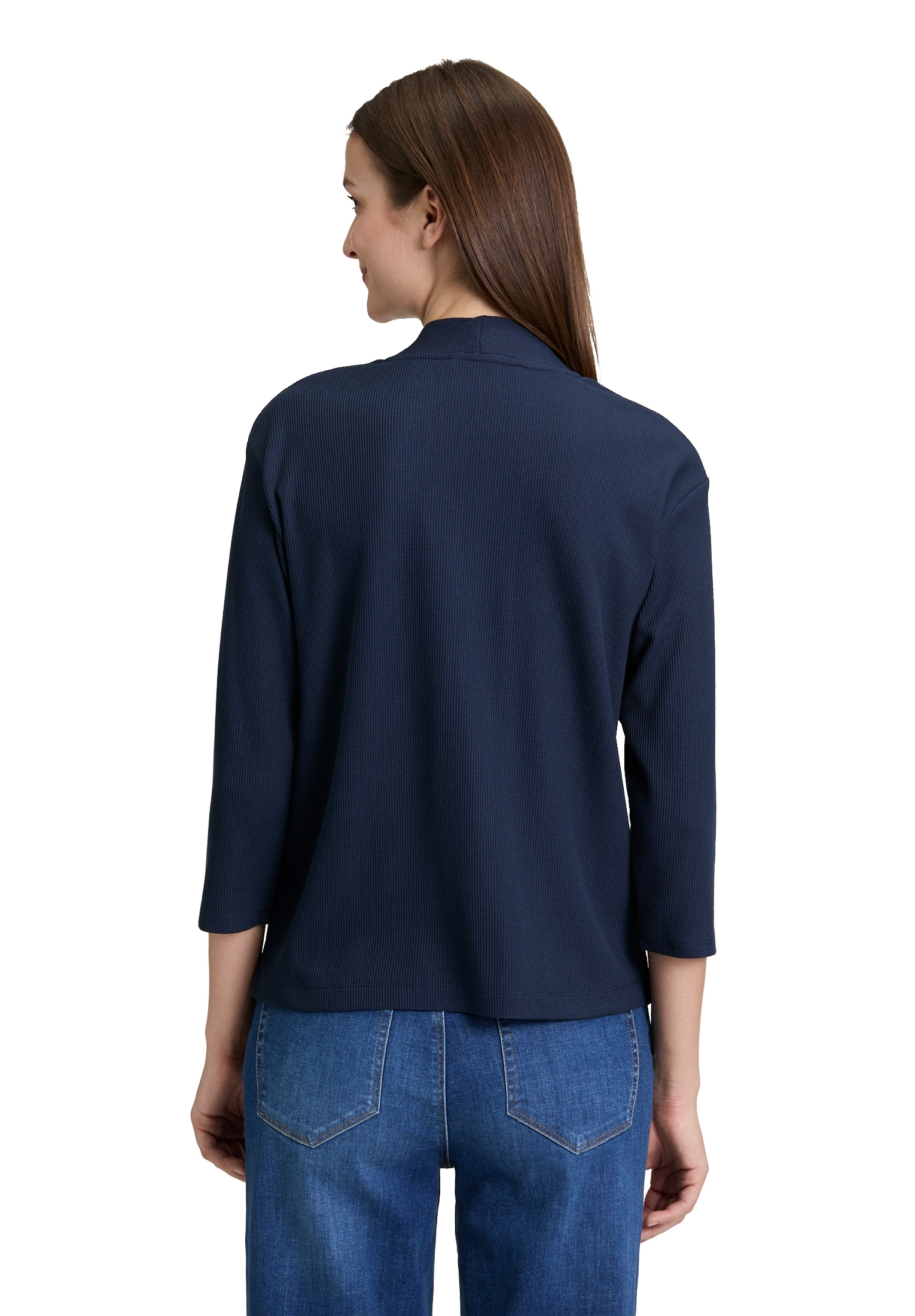 Betty&Co 3/4-Arm-Shirt »Betty & Co Casual-Shirt mit V-Ausschnitt«, (1 tlg.)