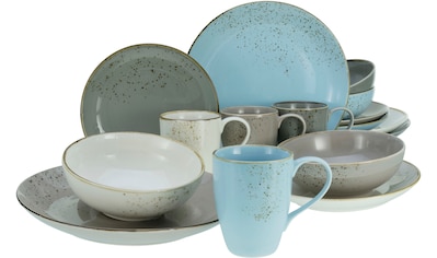 Kombiservice »Geschirr-Set NATURE COLLECTION Scandic«, (Set, 16 tlg., Kaffeeservice...