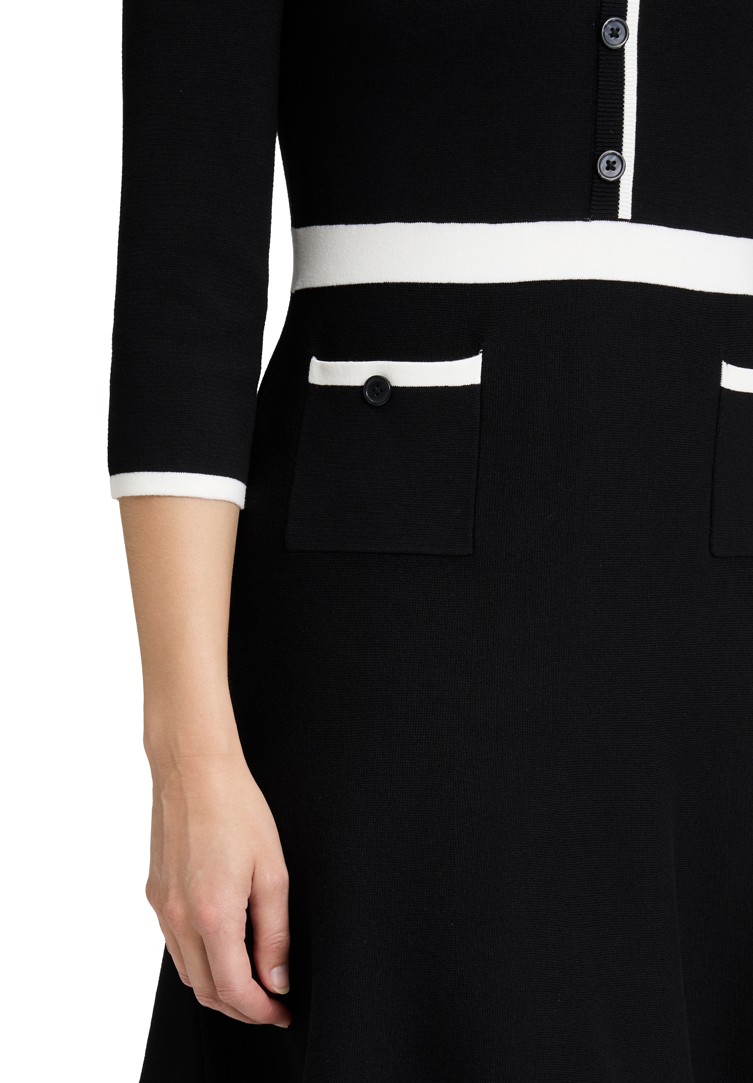 Vera Mont Strickkleid »Vera Mont Damen Strickkleid mit Rundhalsausschnitt«