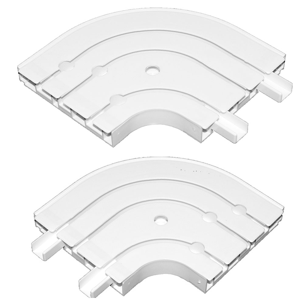 SN DECO GROUP 1100000002199 "Rundbogen für Vorhangschiene SH (1), Paar" 3 läufig-läufig
