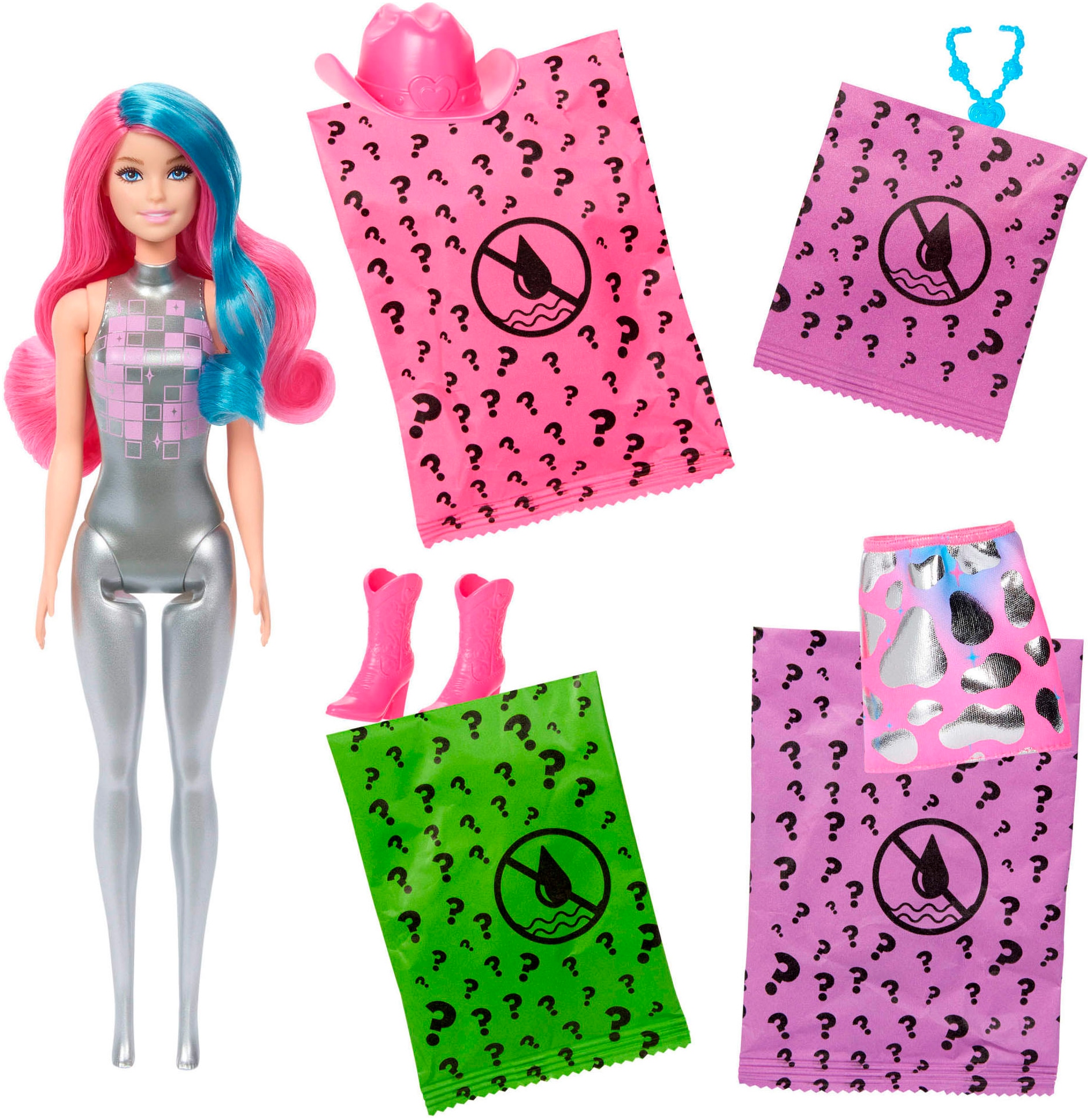 Barbie Anziehpuppe »Color Reveal Disco Star 11/1 Series«