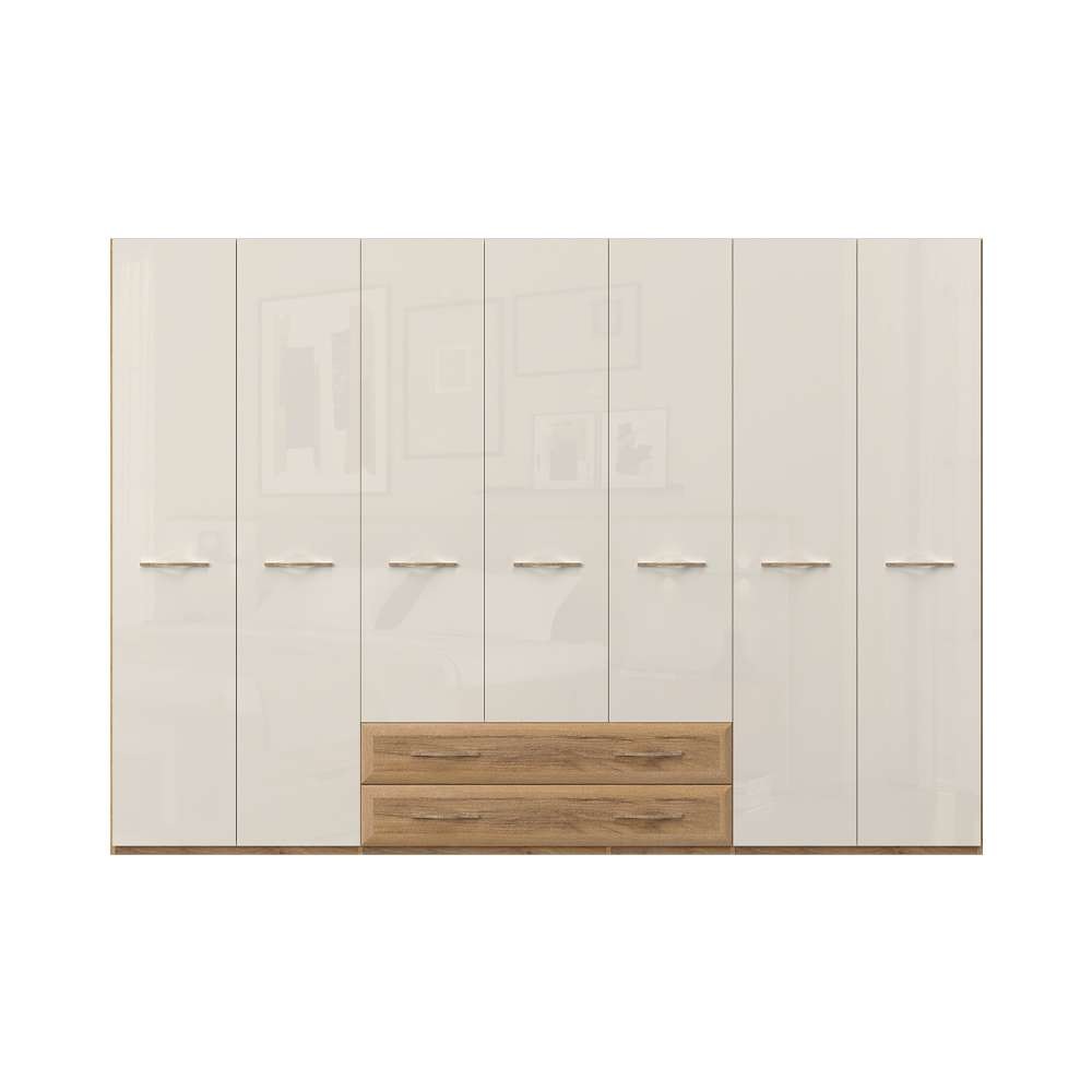 OTTO home Kleiderschrank "Gala, beige hochglänzend UV lackiert, kratzfest, günstig online kaufen