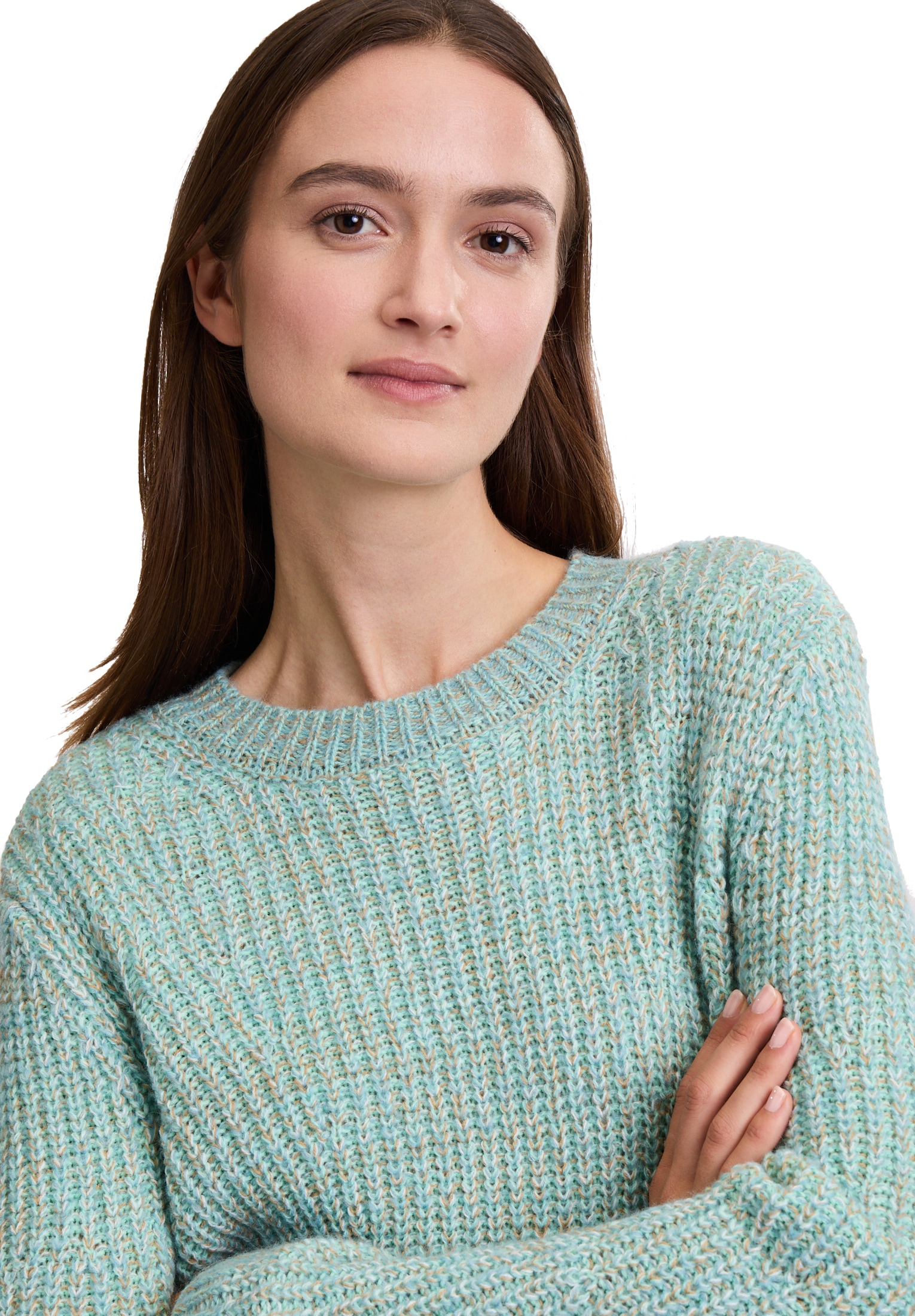 Betty&Co Strickpullover »Betty & Co Damen Strickpullover mit Struktur«, (1 tlg.), Struktur