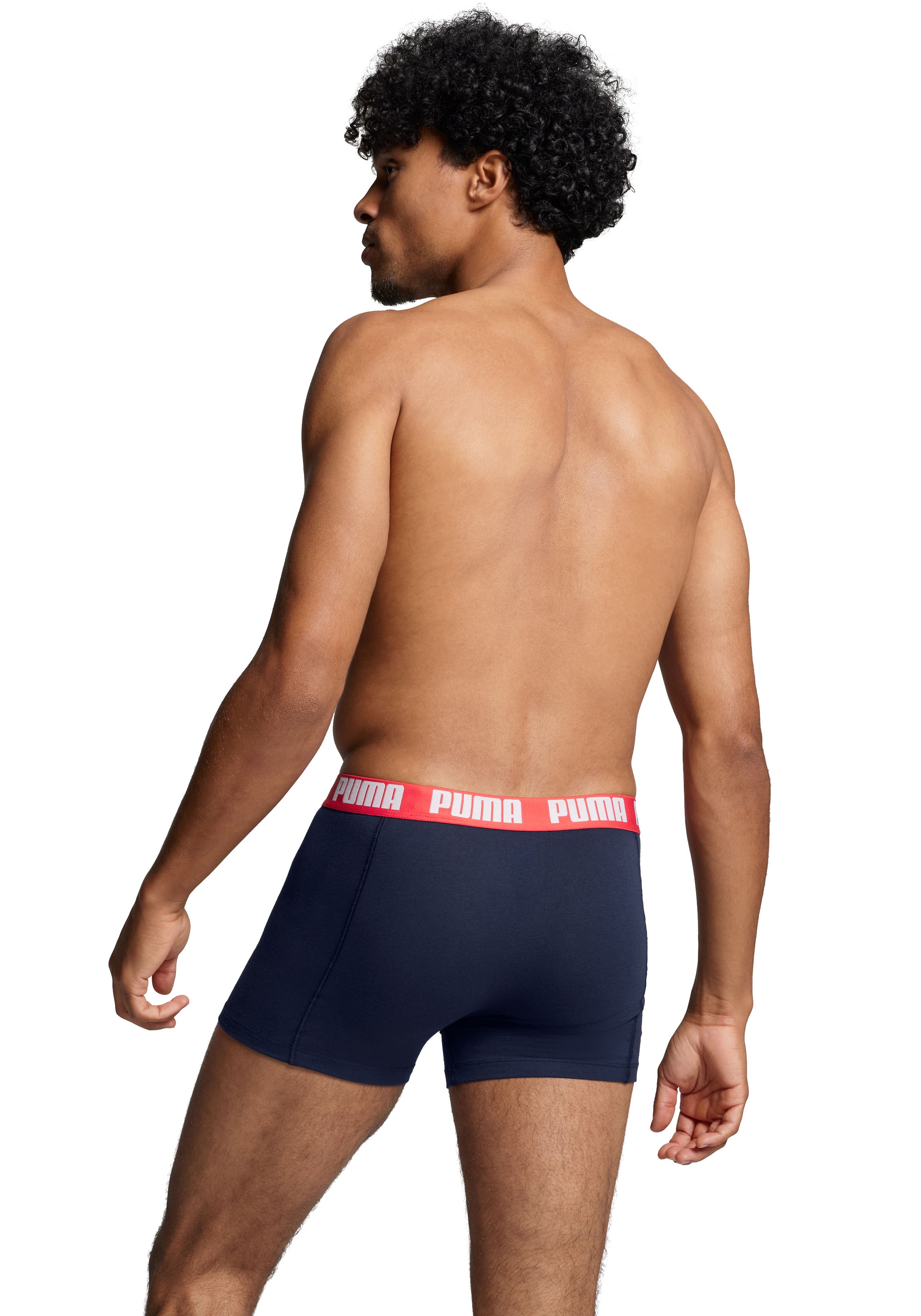 PUMA Boxershorts »PUMA MEN EVERYDAY BOXER 6P ECOM«, (6er Pack), Elastischer Logobund, Stretchmaterial, ohne Eingriff