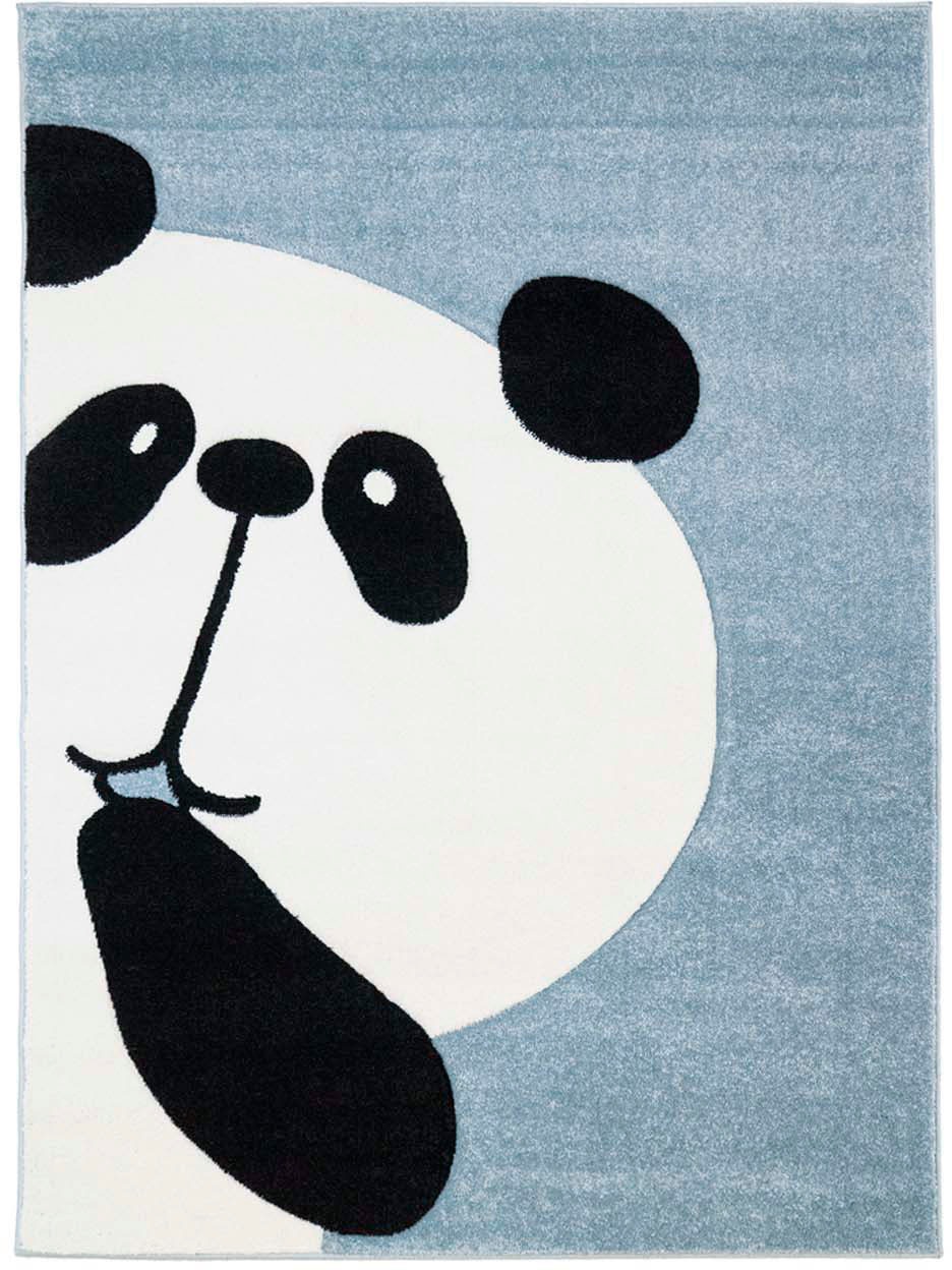 Carpet City Kinderteppich »Bueno Kids 1389«, rechteckig, 13 mm Höhe, Spielteppich, Panda-Bär, 3D-Effekt, Weicher Flor, Pflegeleicht