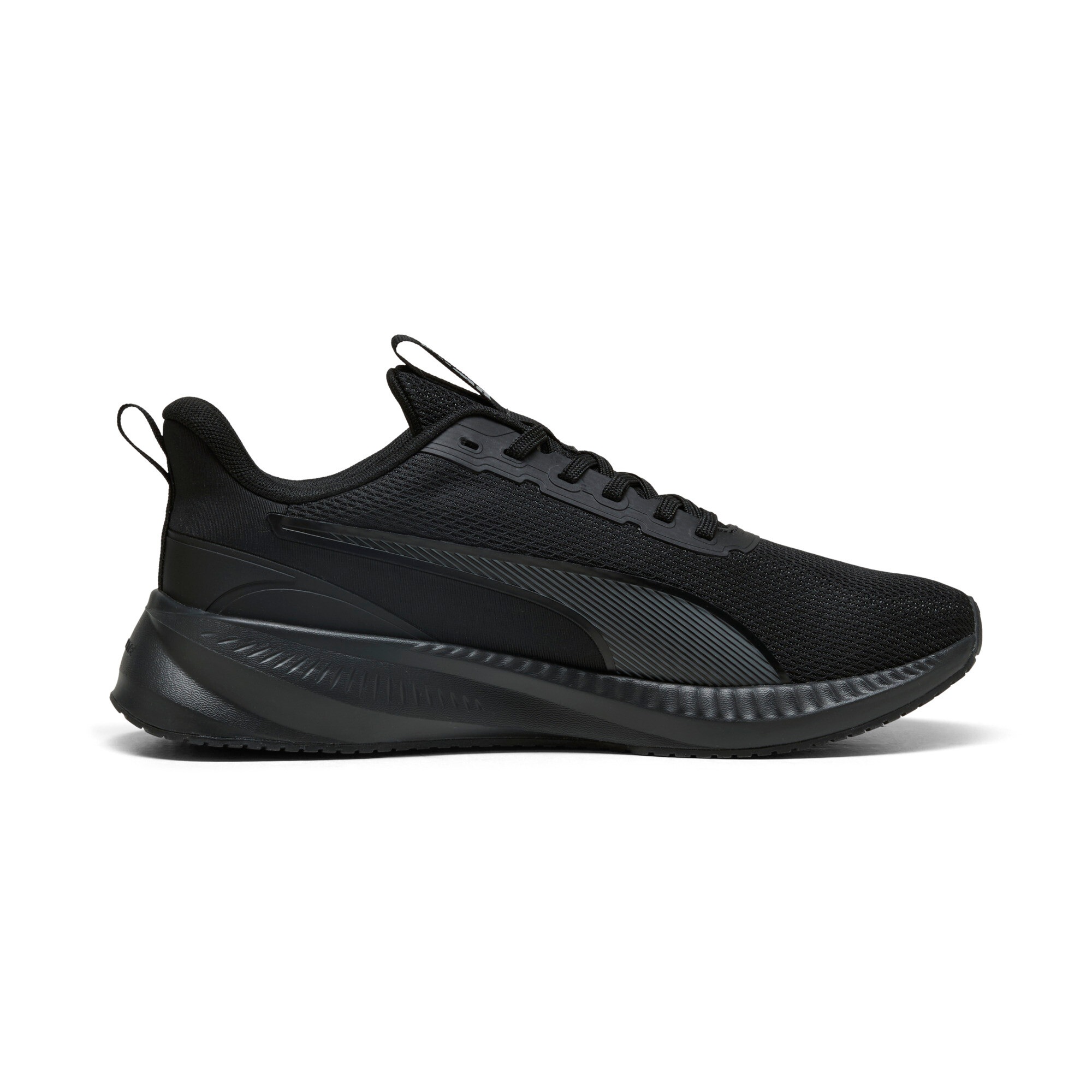 Laufschuh PUMA "FLYER LITE 3", Damen, Gr. 47, schwarz (puma schwarz, puma schwarz, puma silber), Textil, Schuhe Laufschuh, mit Schnürung, mit IMEVA-Dämpfungstechnologie, Textil-Obermaterial 5