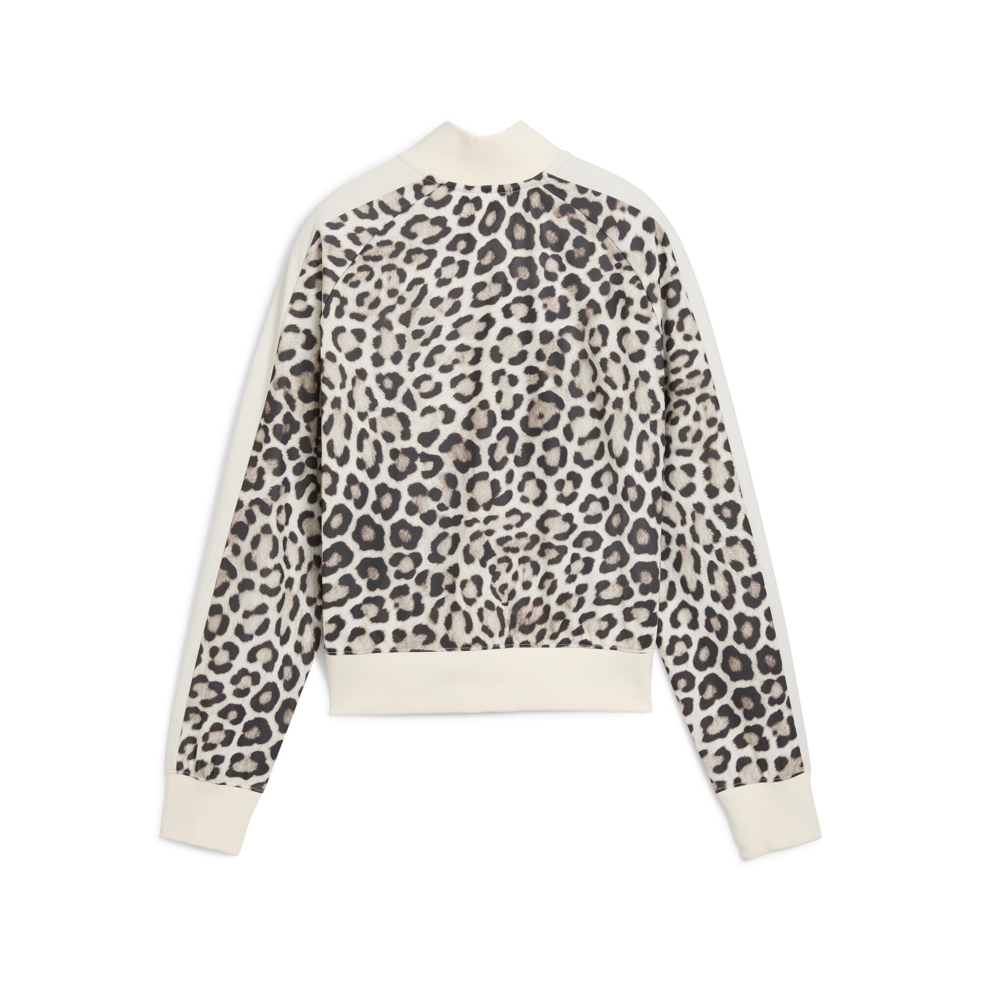 PUMA Trainingsjacke »T7 LEO LUXE Kurze Trainingsjacke mit Allover-Print Damen«