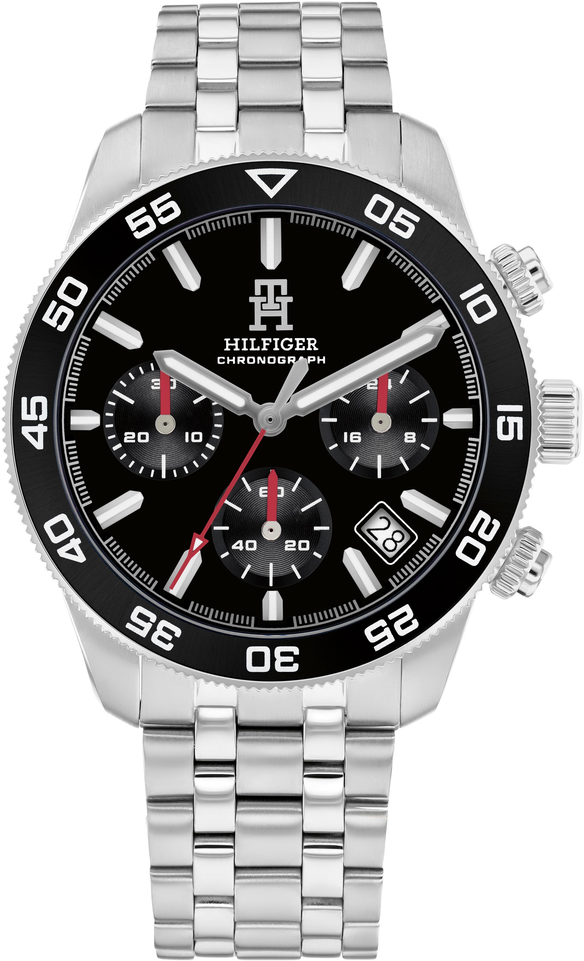 TOMMY HILFIGER Chronograph »TH85 Chrono« Quarzuhr Arm...