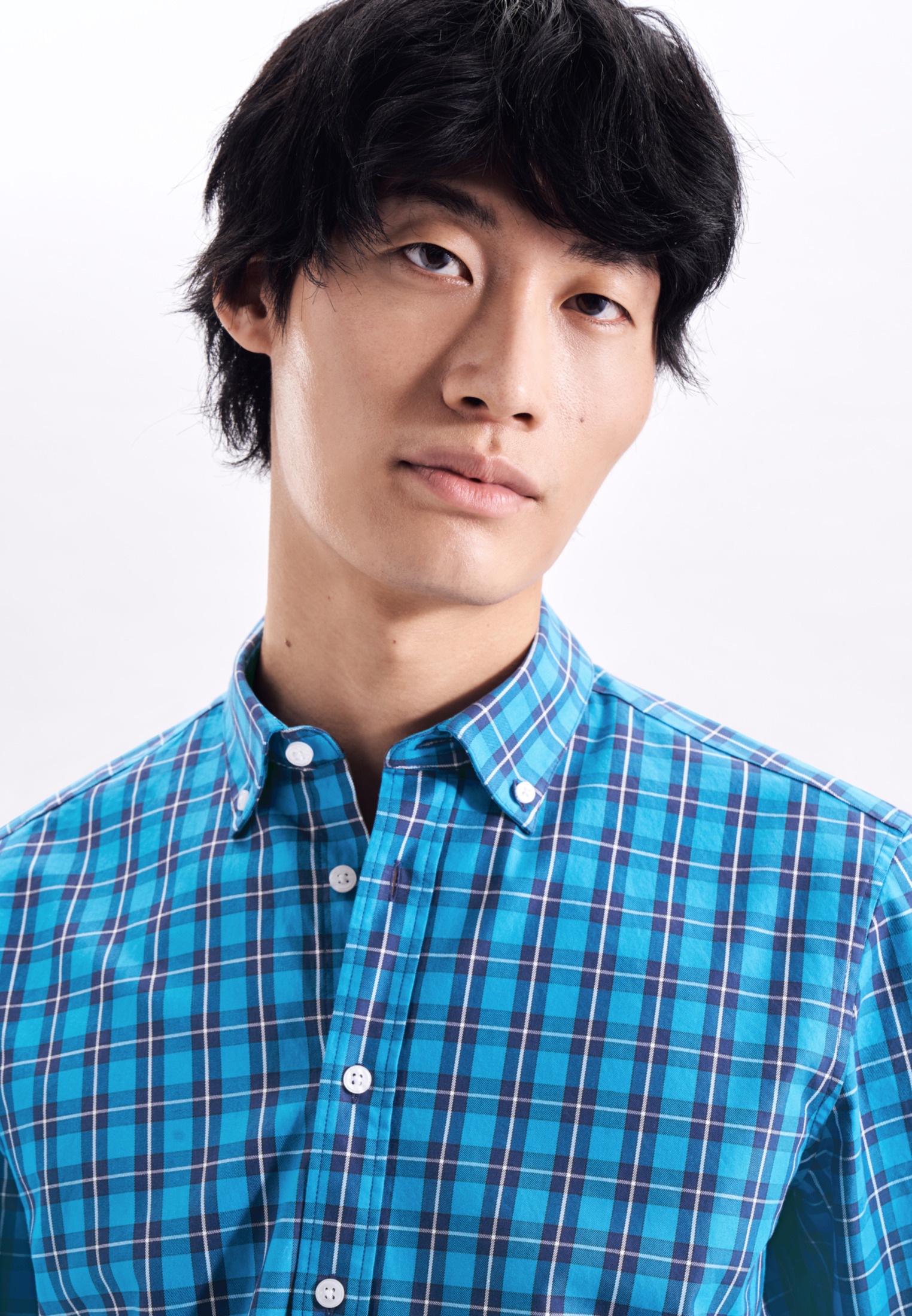 Thumbnail - seidensticker Businesshemd "Schwarze Rose" Regular 1/1 Button-Down-Kragen Karo