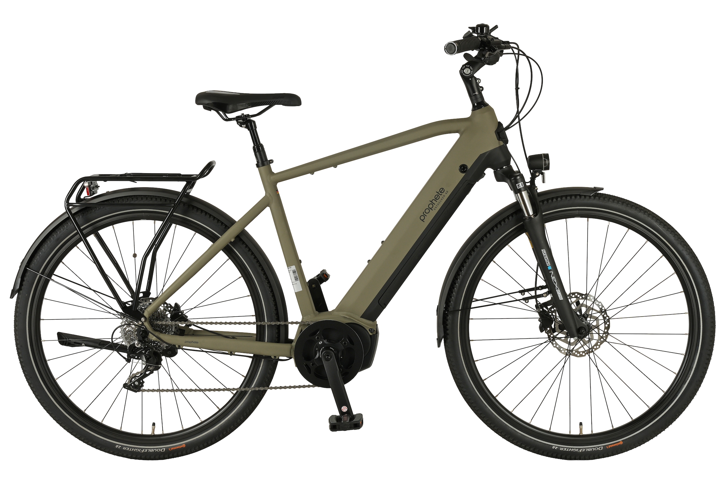 Prophete "Entdecker 4.0" 10 Gang microSHIFT XLE Schaltwerk Kettenschaltung Mittelmotor 250 W Pedelec, Elektrofahrrad für Herren