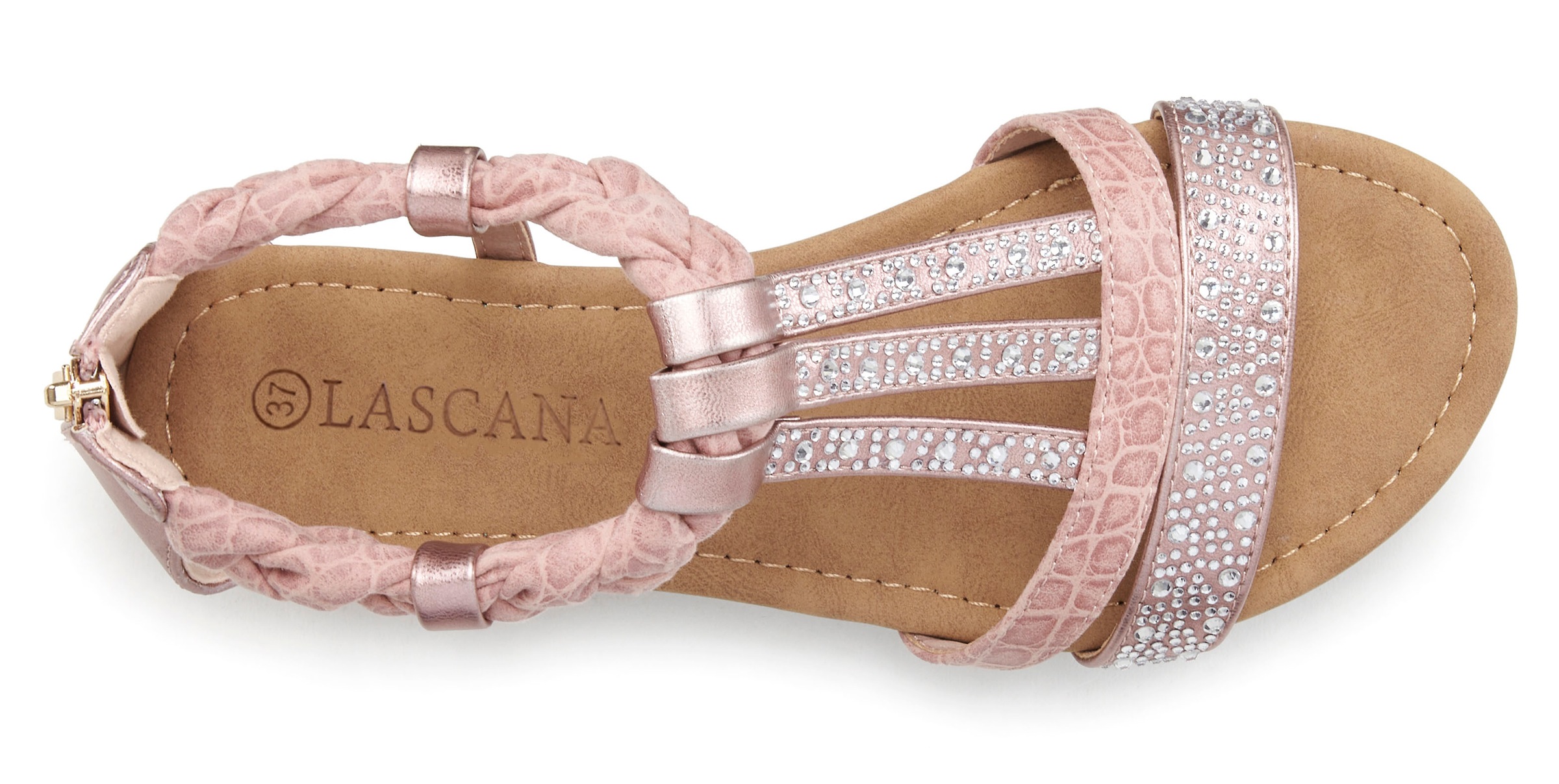 LASCANA Summer Shoe Sandal Pink Size 43 3