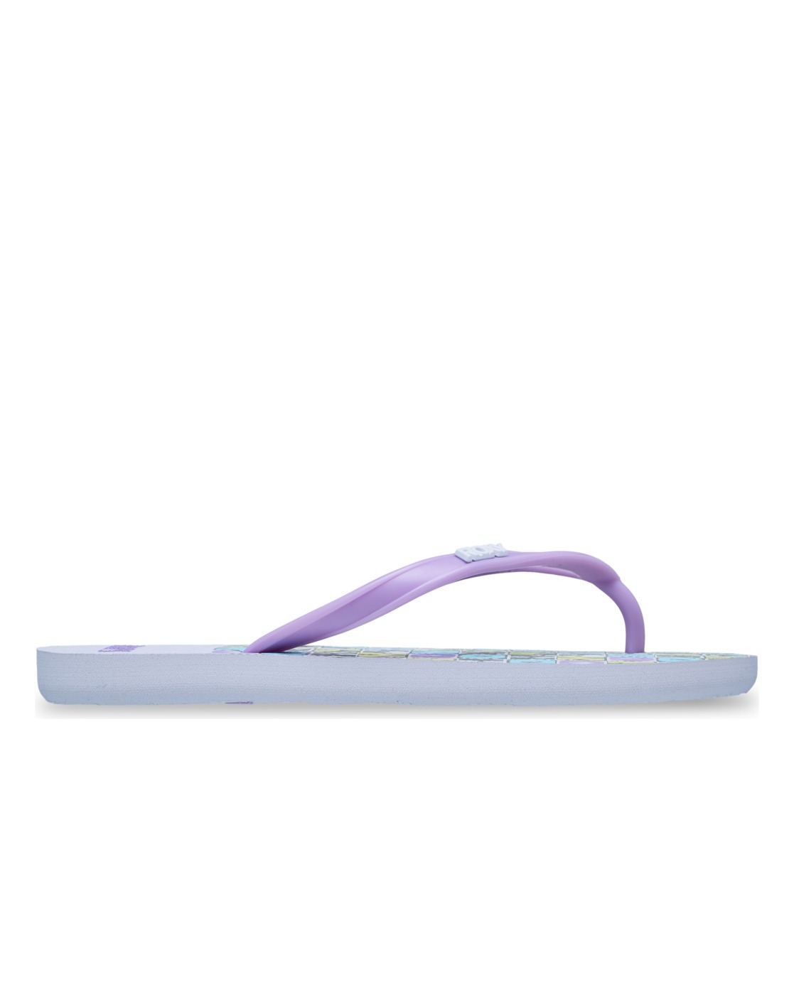 Sandale ROXY "Rg Viva Stamp", Jungen, Gr. 35, lila, Obermaterial:Obermaterial: 98% synthetisches Tr/ 2% Metall, Futter: 100% synthetisches Tr, Laufsohle: 100% Schwammgummi;, Schuhe Sandale