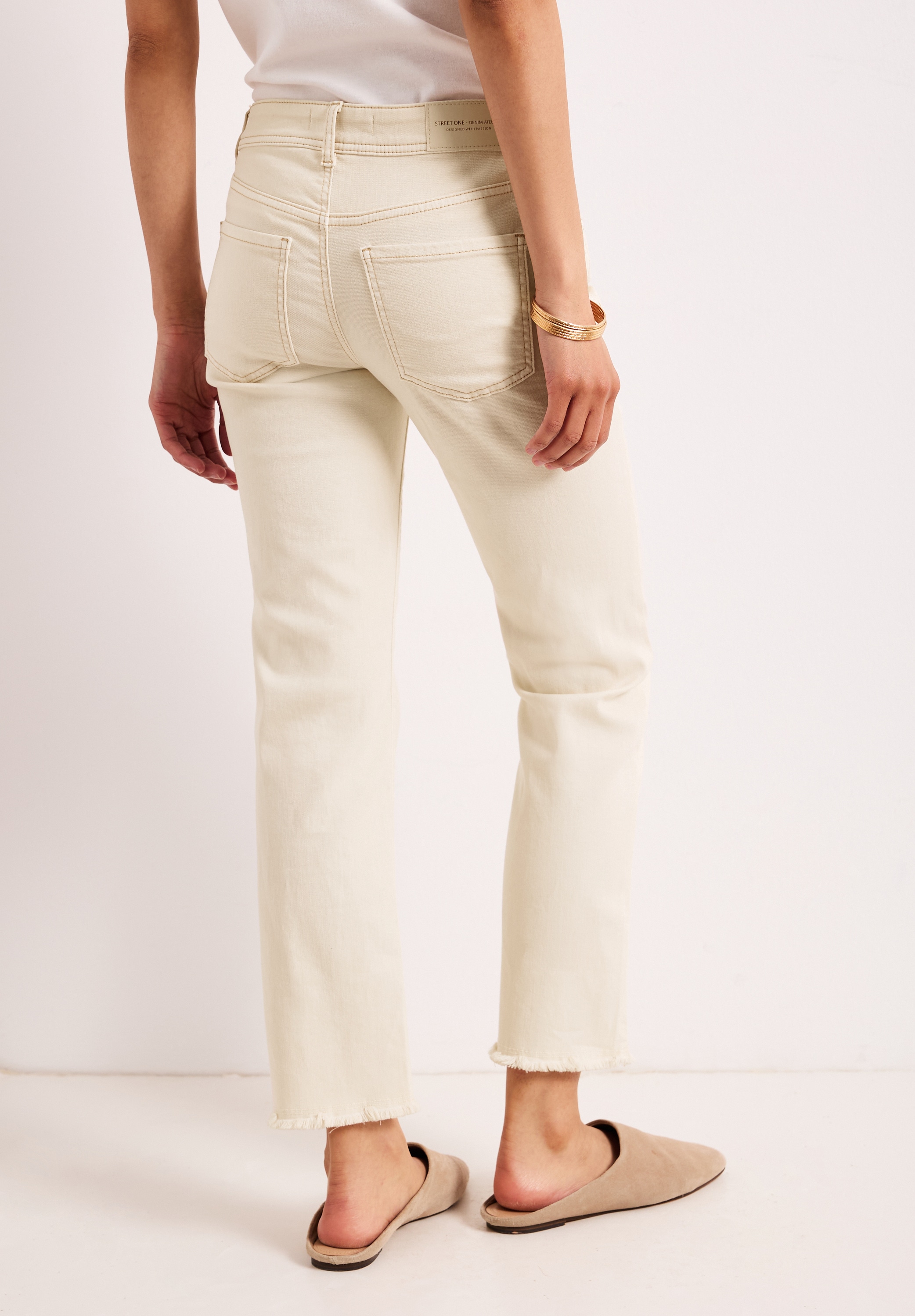 STREET ONE Slim-fit-Jeans Middle Waist