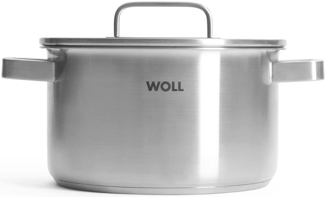 WOLL Topf-Set »Steel«, Edelstahl, (Set, 5 tlg.), Hochwertiger, korrosionsbeständiger Edelstahl