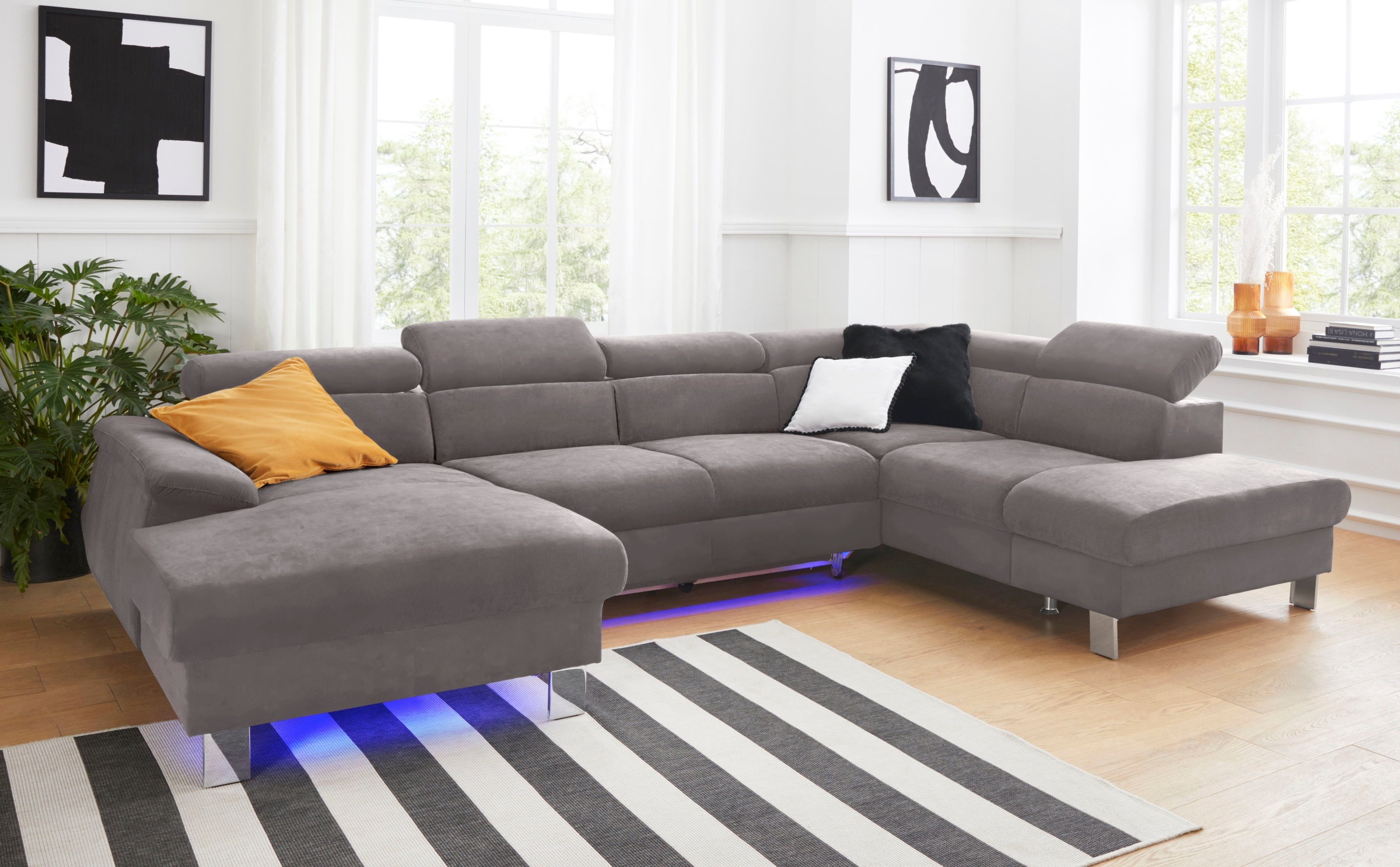 COTTA Polstergarnitur "Komaris U-Form", (Set), Set bestehend aus: Wohnlands günstig online kaufen