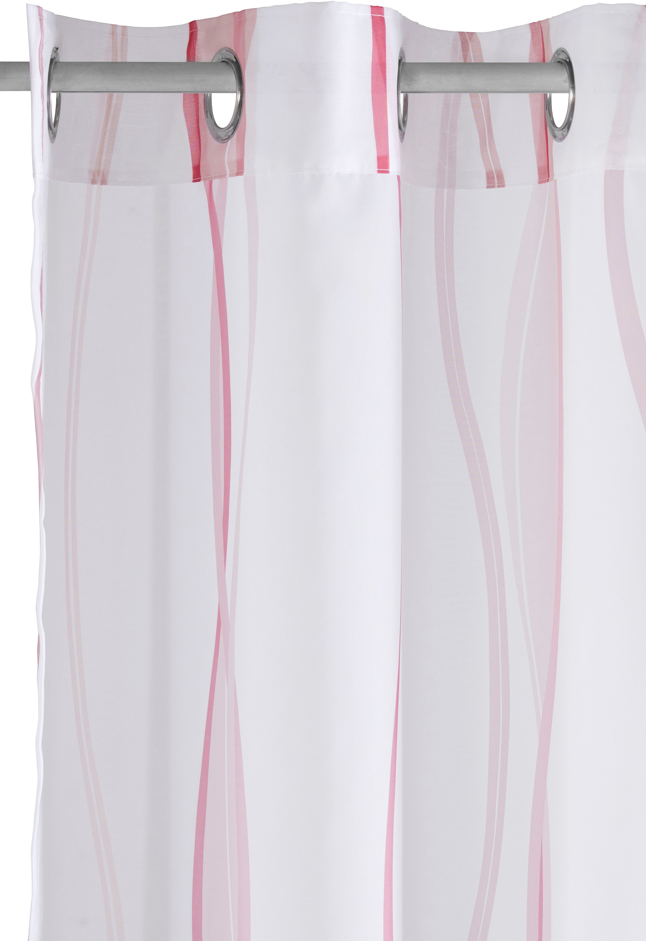 St.), Wellen home 2-er transparent, Gardine Voile, | (2 BAUR »Dimona«, Polyester, my Set,