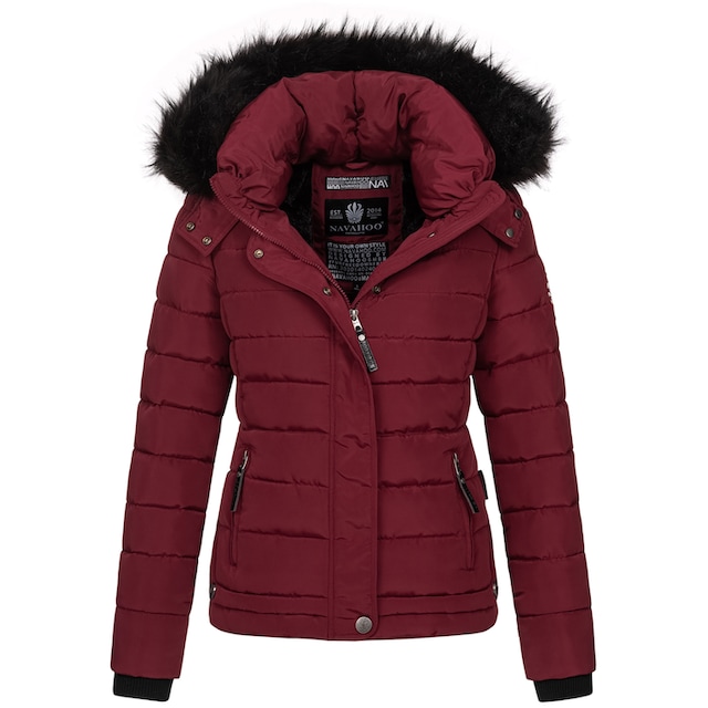 Navahoo Steppjacke »Chloe«, hochwertige Winterjacke mit abnehmbarer Kapuze  online bestellen | BAUR