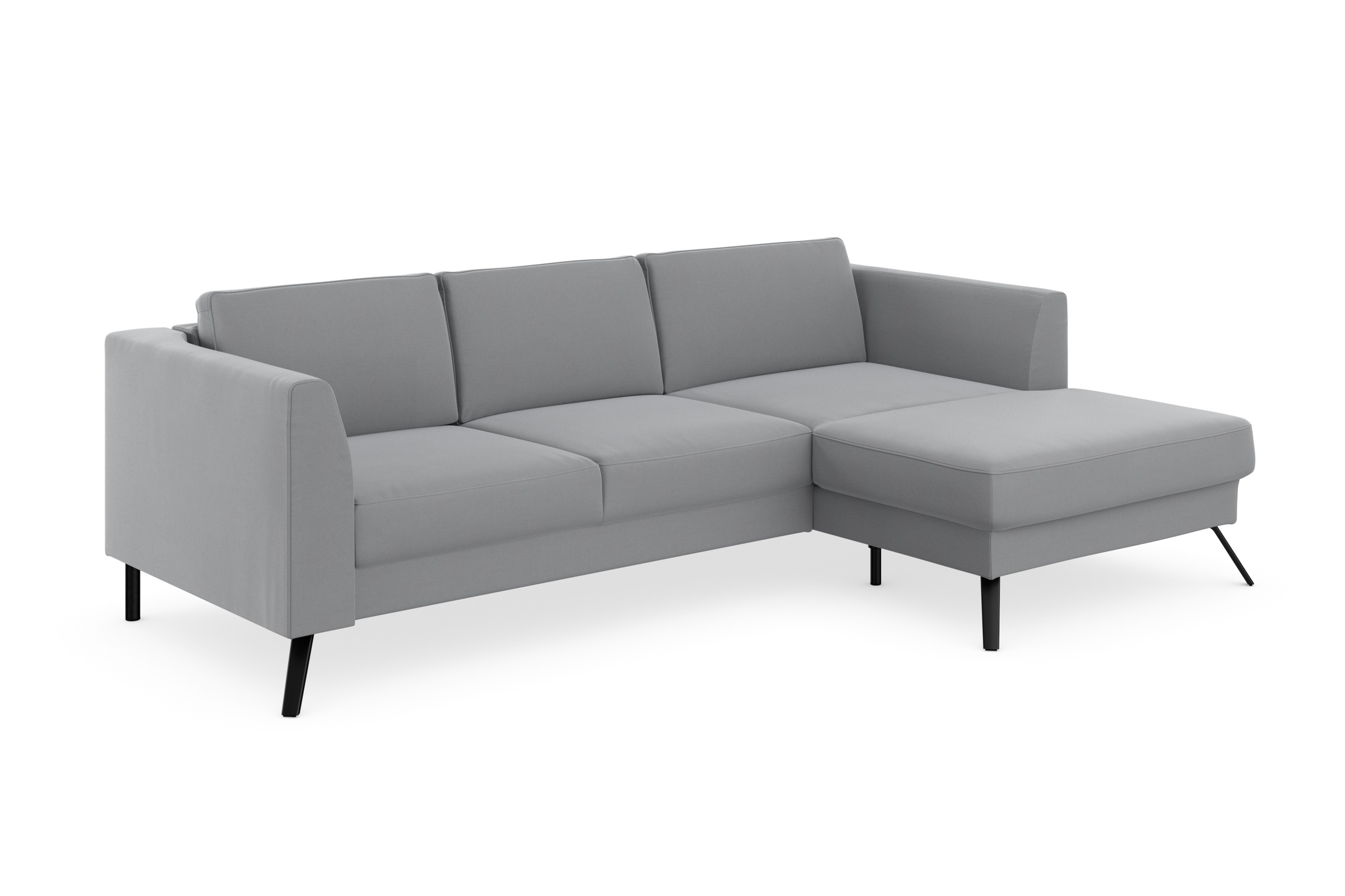 sit&more Ecksofa »Lindholm L-Form«, mit Sitztiefenverstellung und Federkern