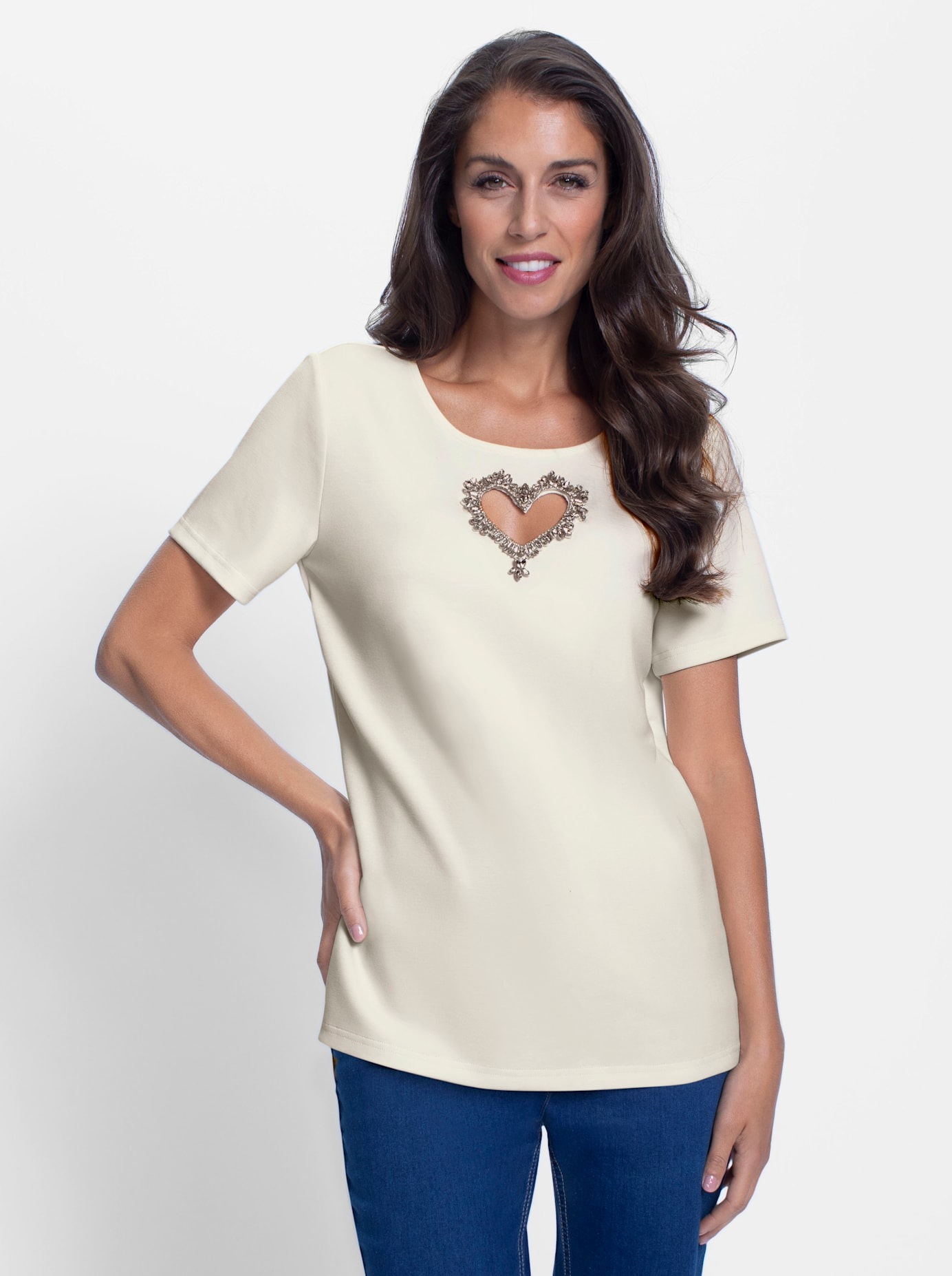 heine Kurzarmshirt "Shirt" 1 Stk. tlg. günstig online kaufen