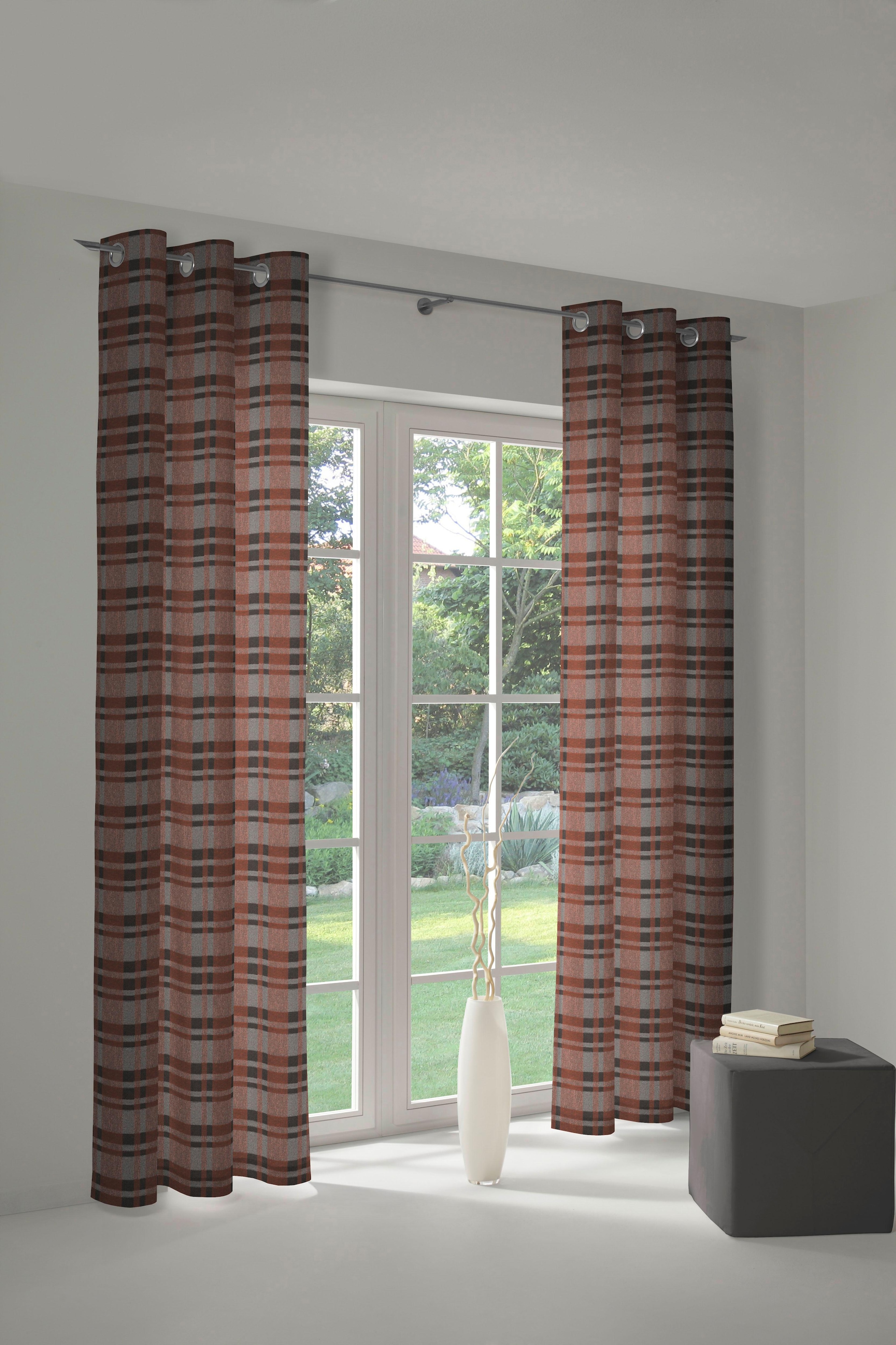 Wirth Vorhang "Laufenberg" Ösen 1 Stk. tlg. günstig online kaufen