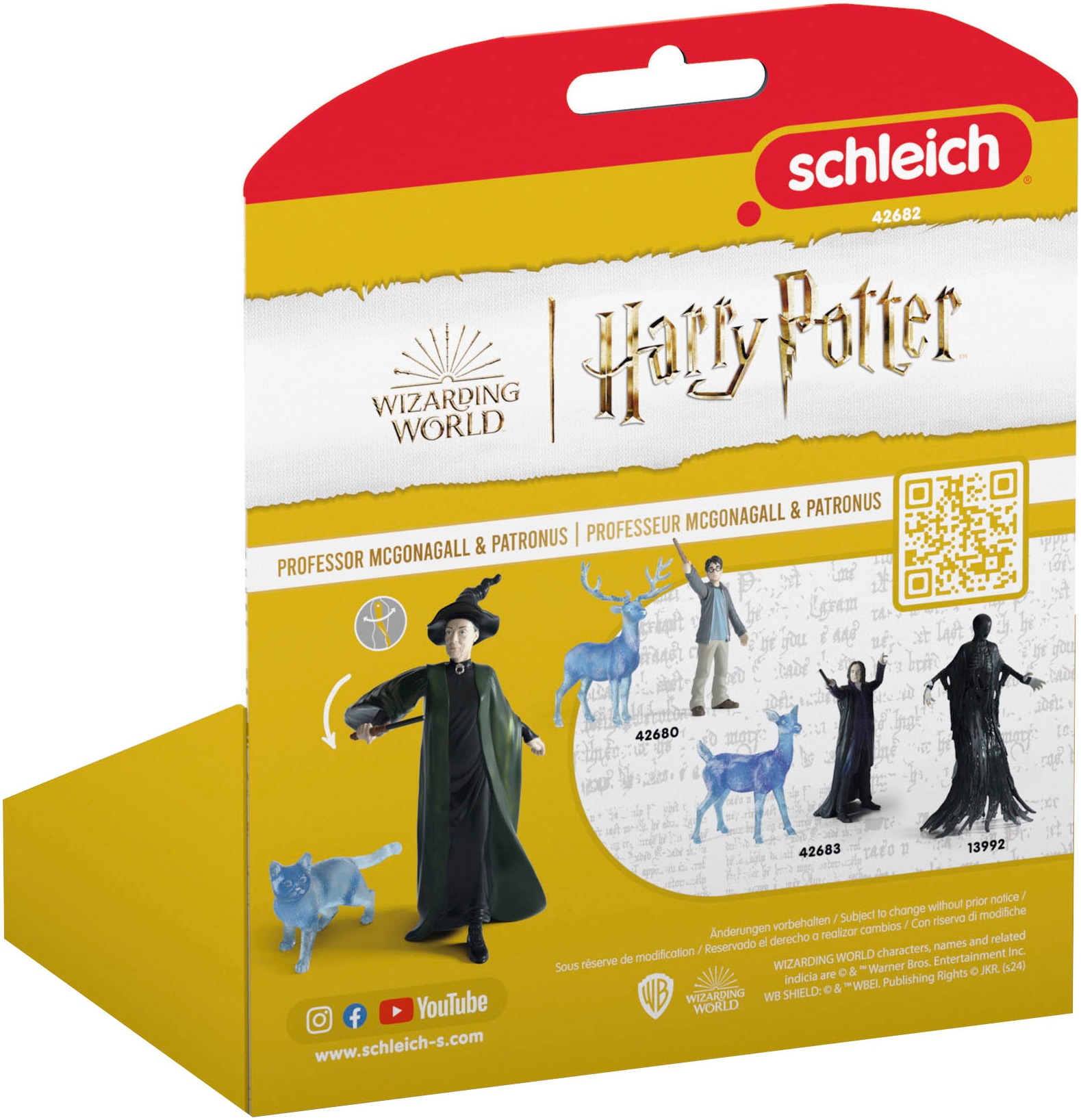 Schleich® Spielfigur »WIZARDING WOLRD™, Professor McGonagall & Patronus (42682)«