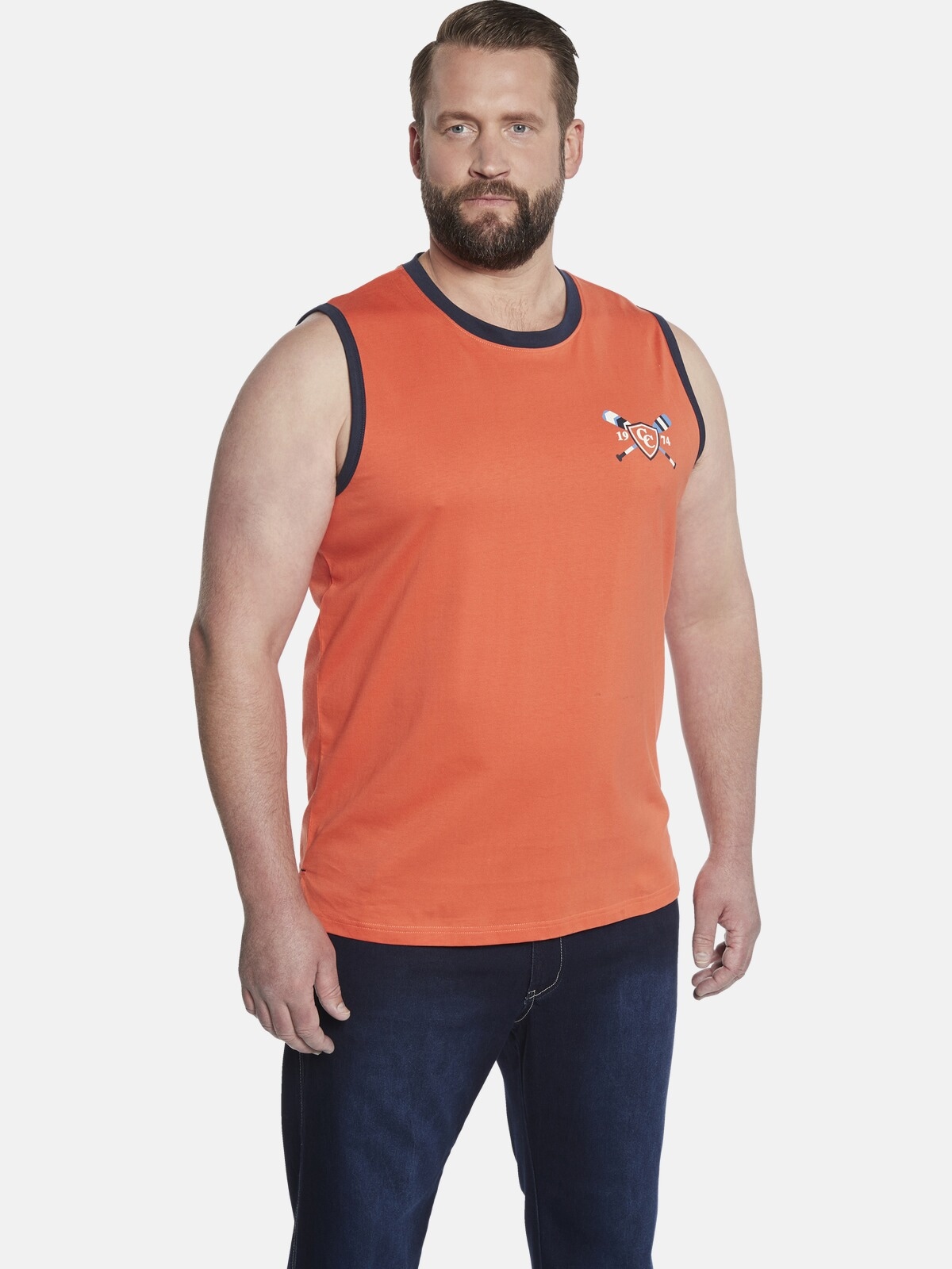 Tanktop »Tanktop EARL SHAYN«, (1 tlg.), mit kontrastfarbenen Elementen