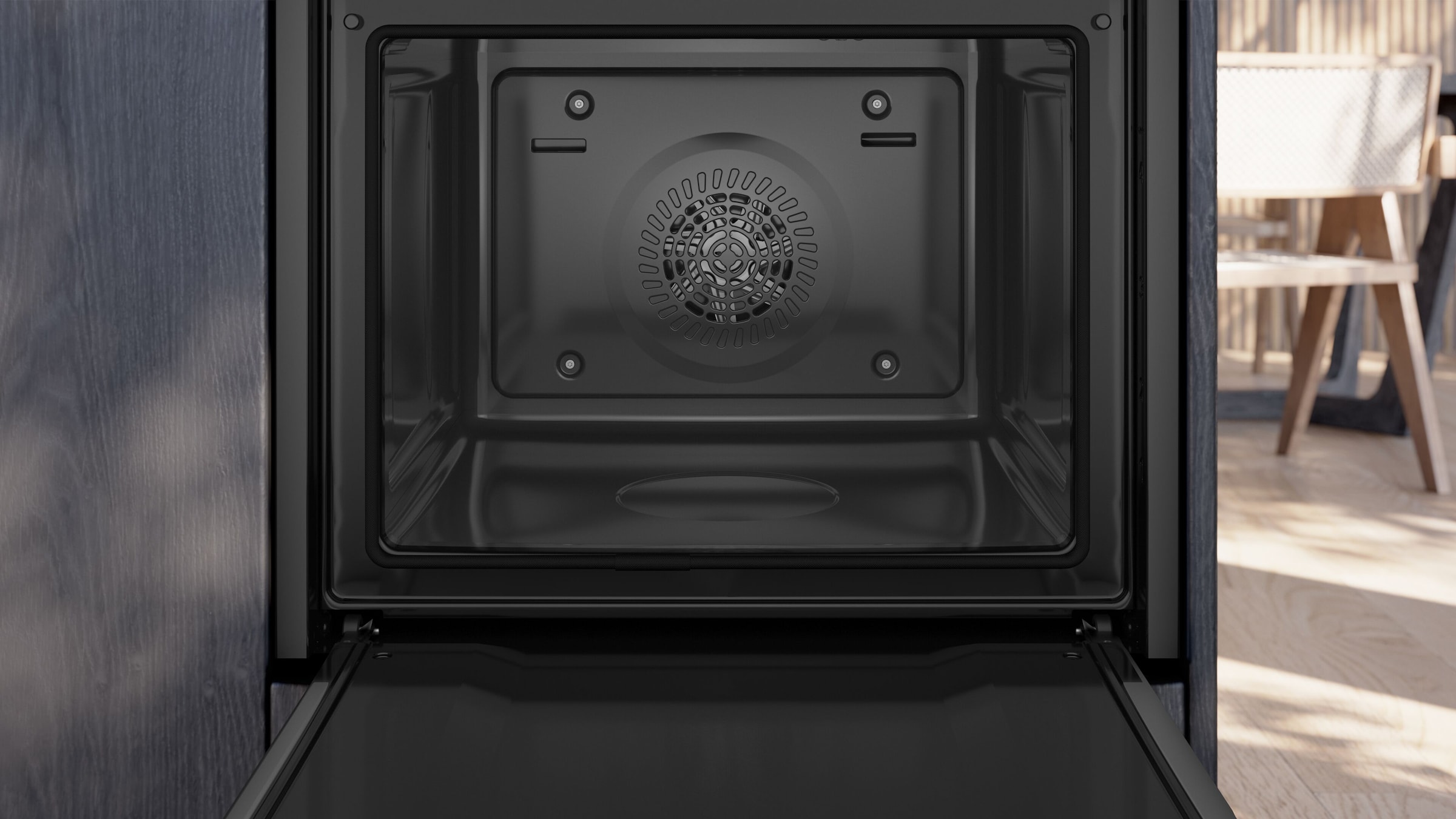 SIEMENS Pyrolyse Backofen iQ500 »HB578HBS7«, mit Teleskopauszug nachrüstbar, Pyrolyse-Selbstreinigung, Backwagen mit ausziehbarer Tür für bequemes Kochen & Backen