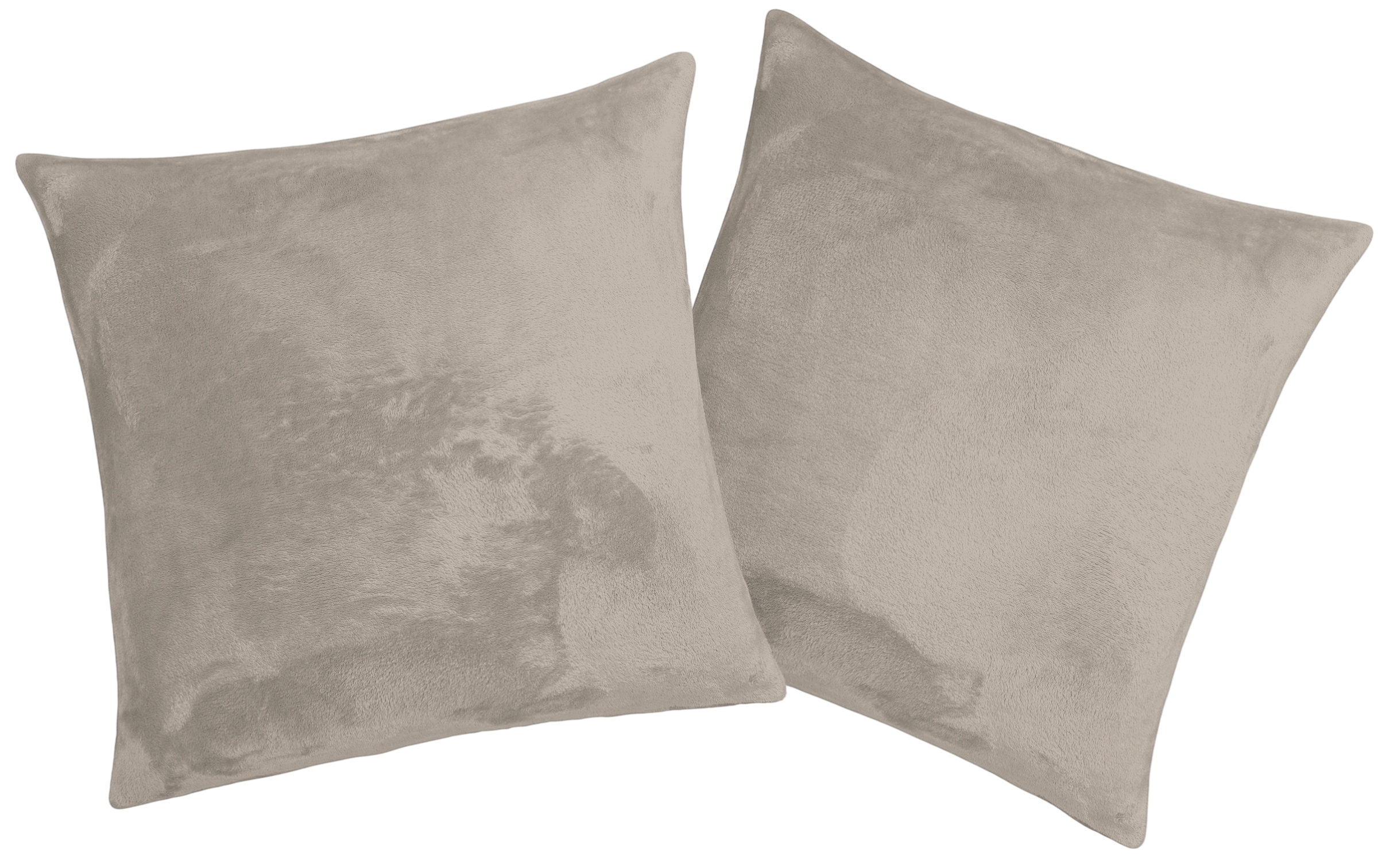 OTTO home "Jil" aus super weichem Kuschelfleece, Kissenhüllen ohne Füllung, 2 Stück